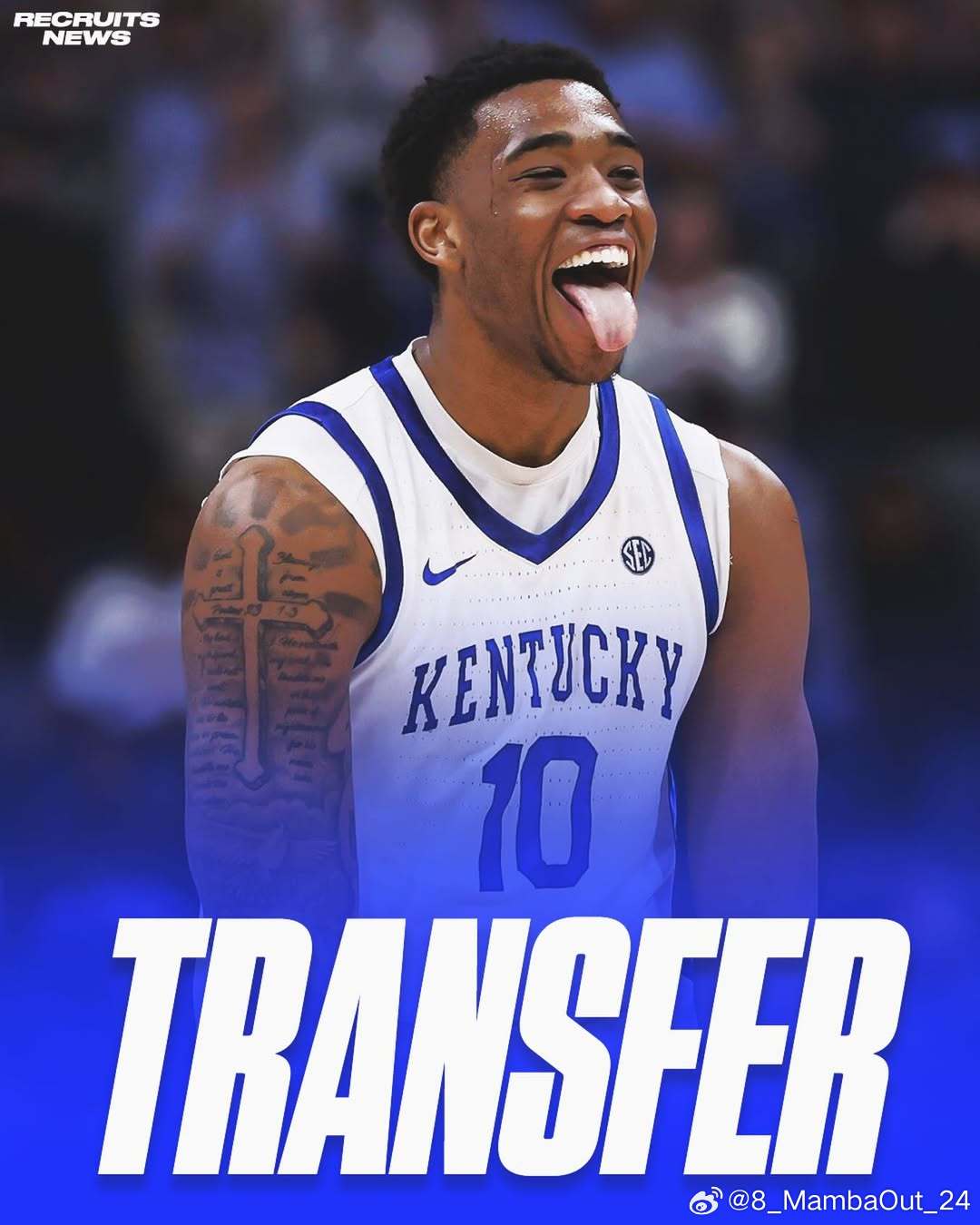 肯塔基大学前锋布兰登·加里森(Brandon Garrison)将进入转学窗口N