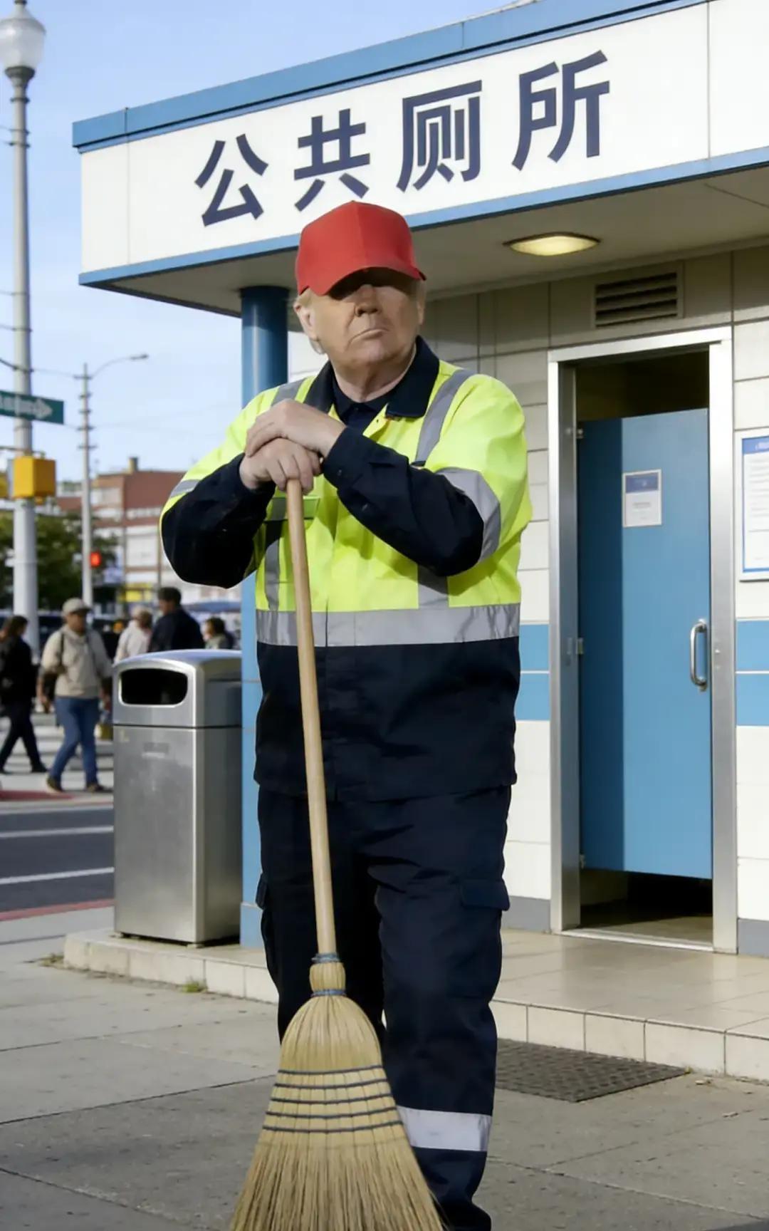 南京66岁李大爷每天五点拎着竹扫把出现在苜蓿园大街，不要工资，只要路人一句“扫得