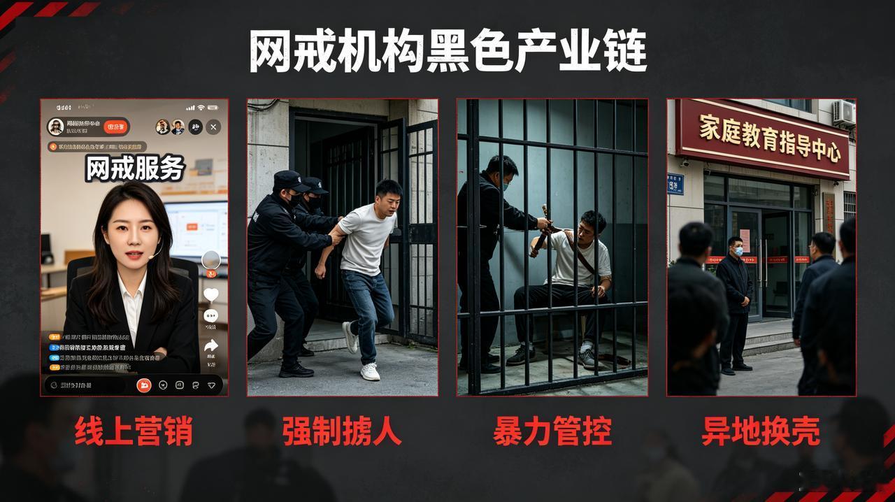 灰色网戒机构泛滥，家庭焦虑不能成为非法拘禁的遮羞布
 
曾经杨永信诊室、豫章书院