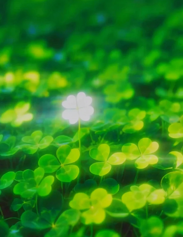 🍀四叶草的幸运魔法：接住它，好运一整年！ ​​​