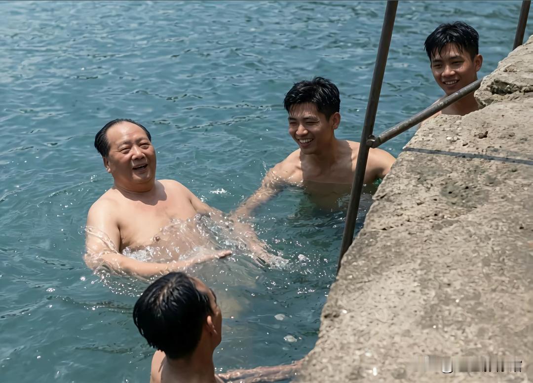 毛主席爱游泳