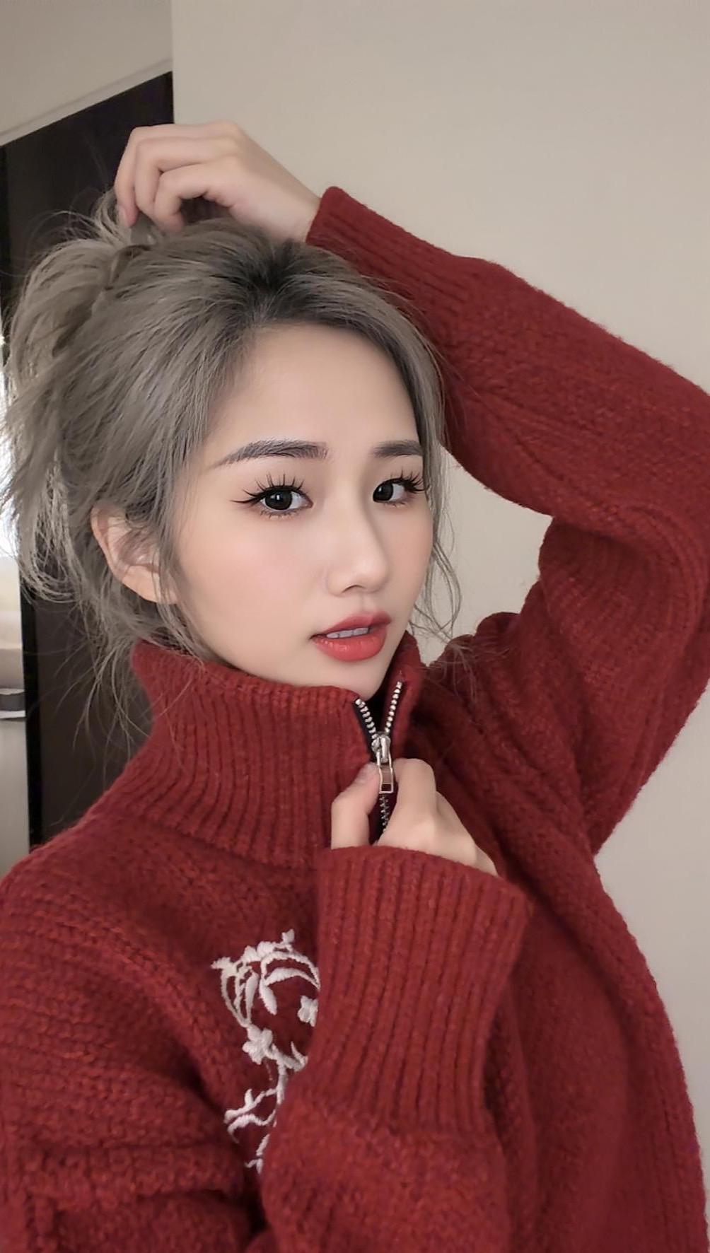 抖音ai创作 毛衣 新衣服 红色 毛衣控