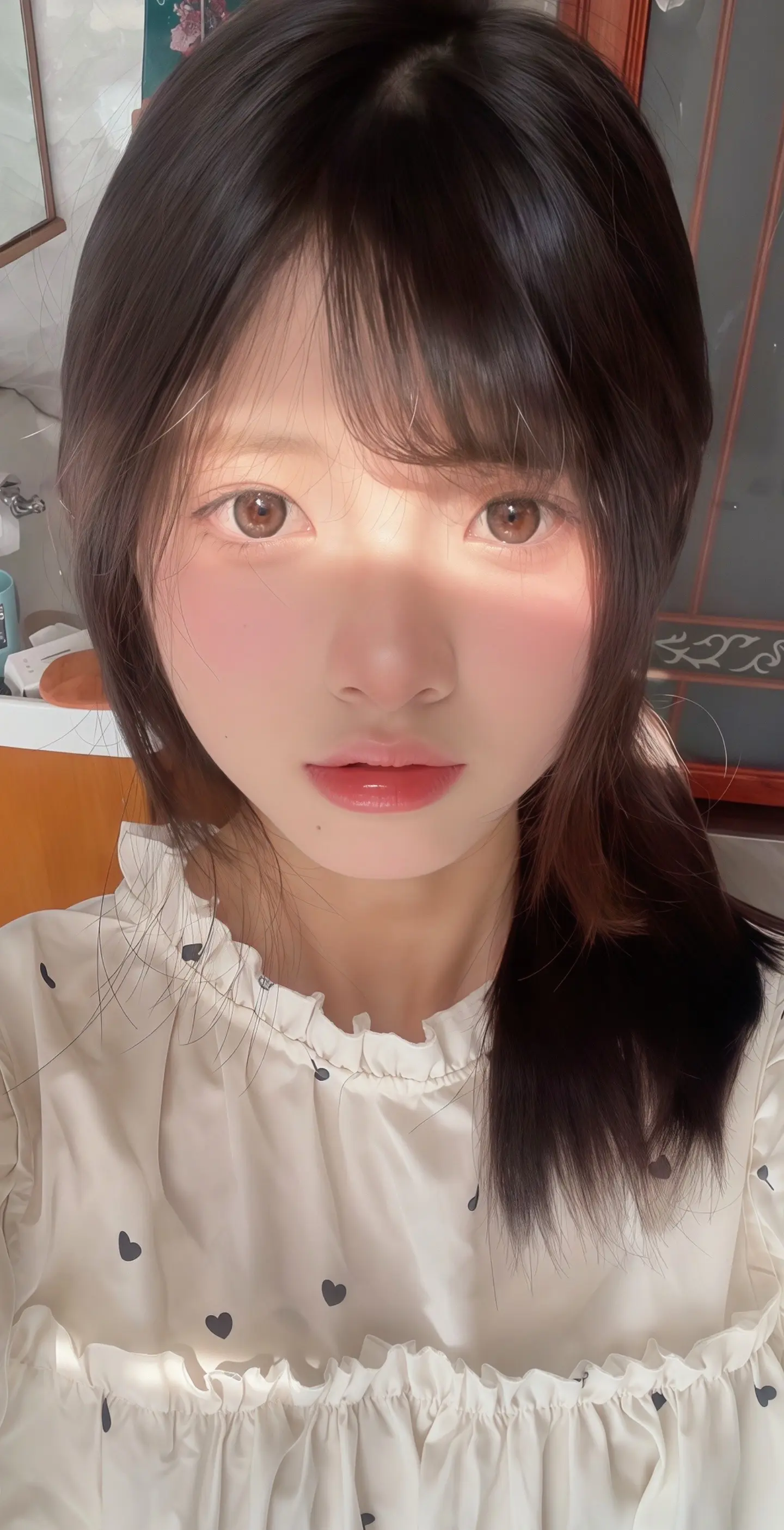 我只是没有办法眼睛不看着他