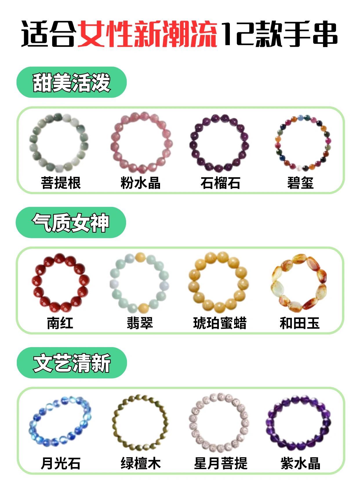 💎女士专属！文玩手串让你气质倍增！🔥