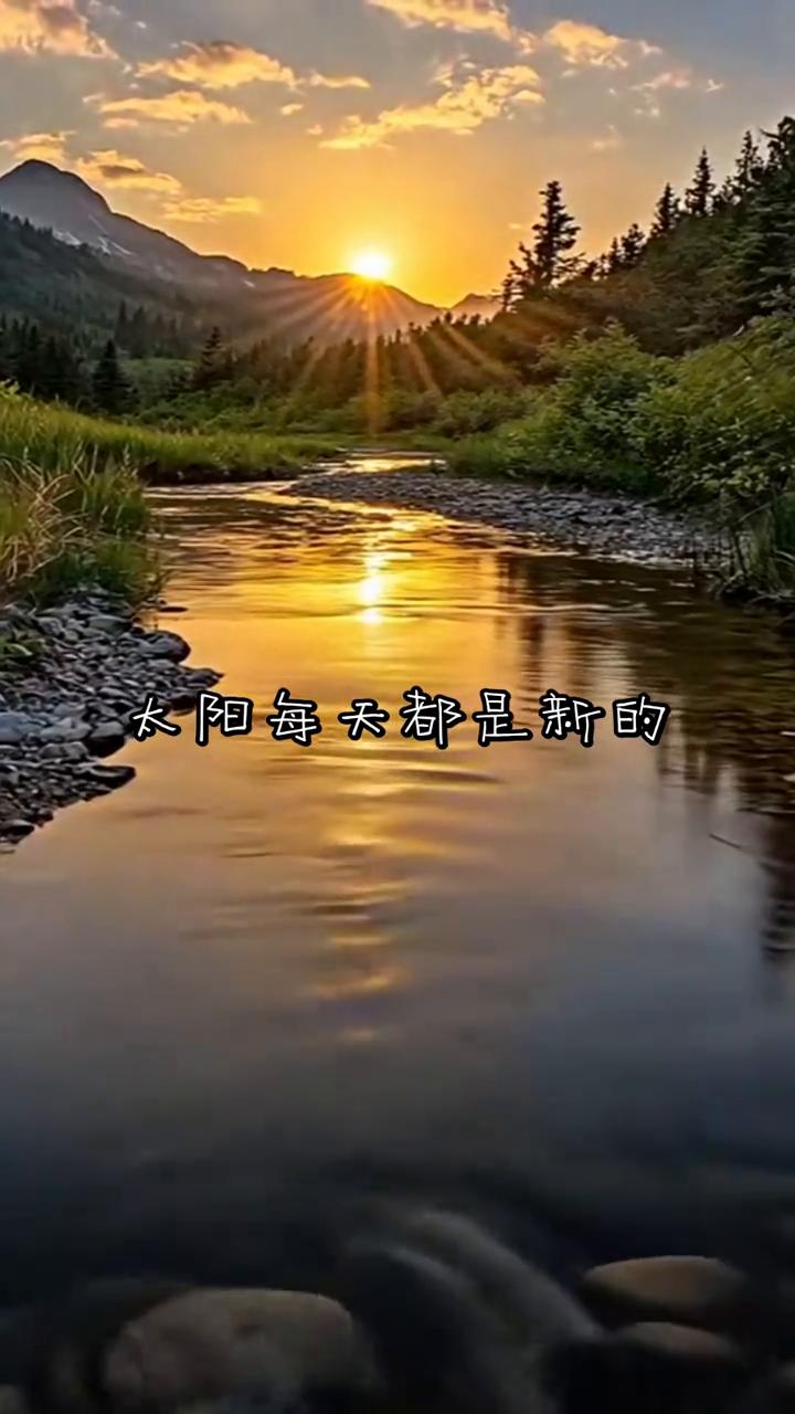 太阳每天都是新的。