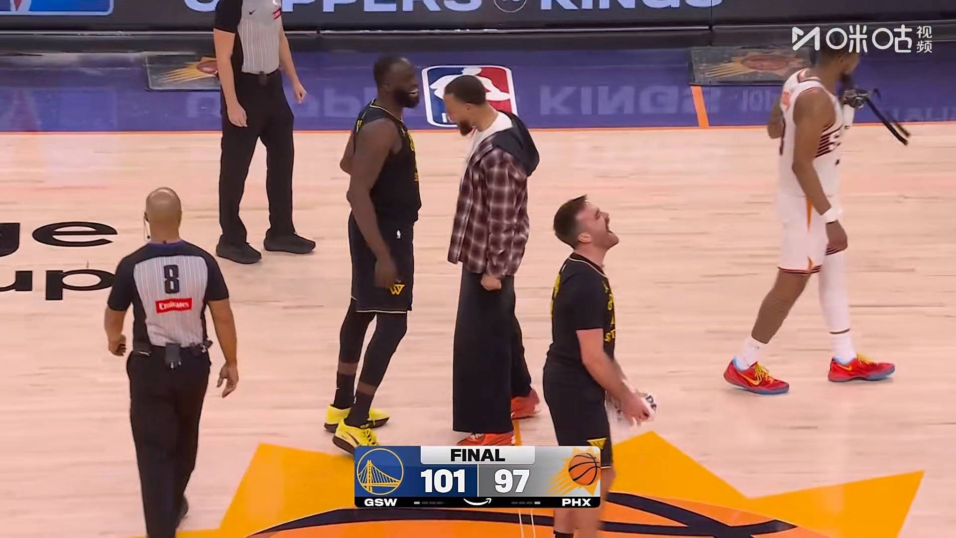 woc！最后的防守太热血沸腾了，全队拼回来的胜利🔥勇士vs太阳