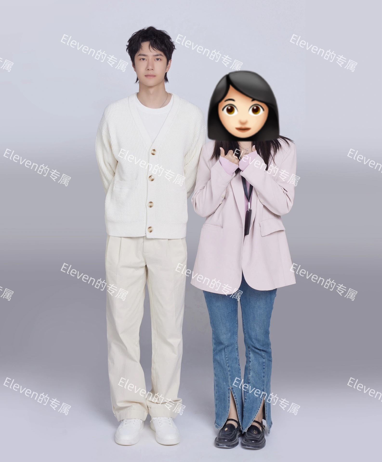 宝的发尾我笑了半小时。。 王一博[超话]  