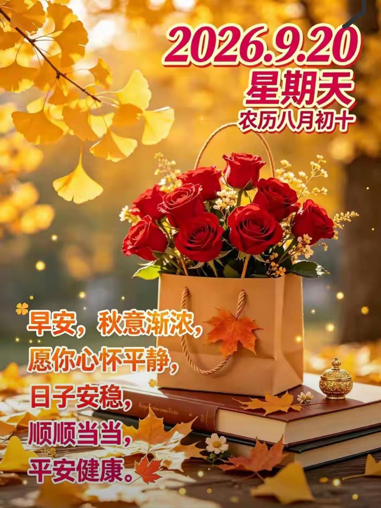 [福]2026./9月20日，清风载愿暖心间，善侍相逄惜有缘[福]

🍂🌸迎