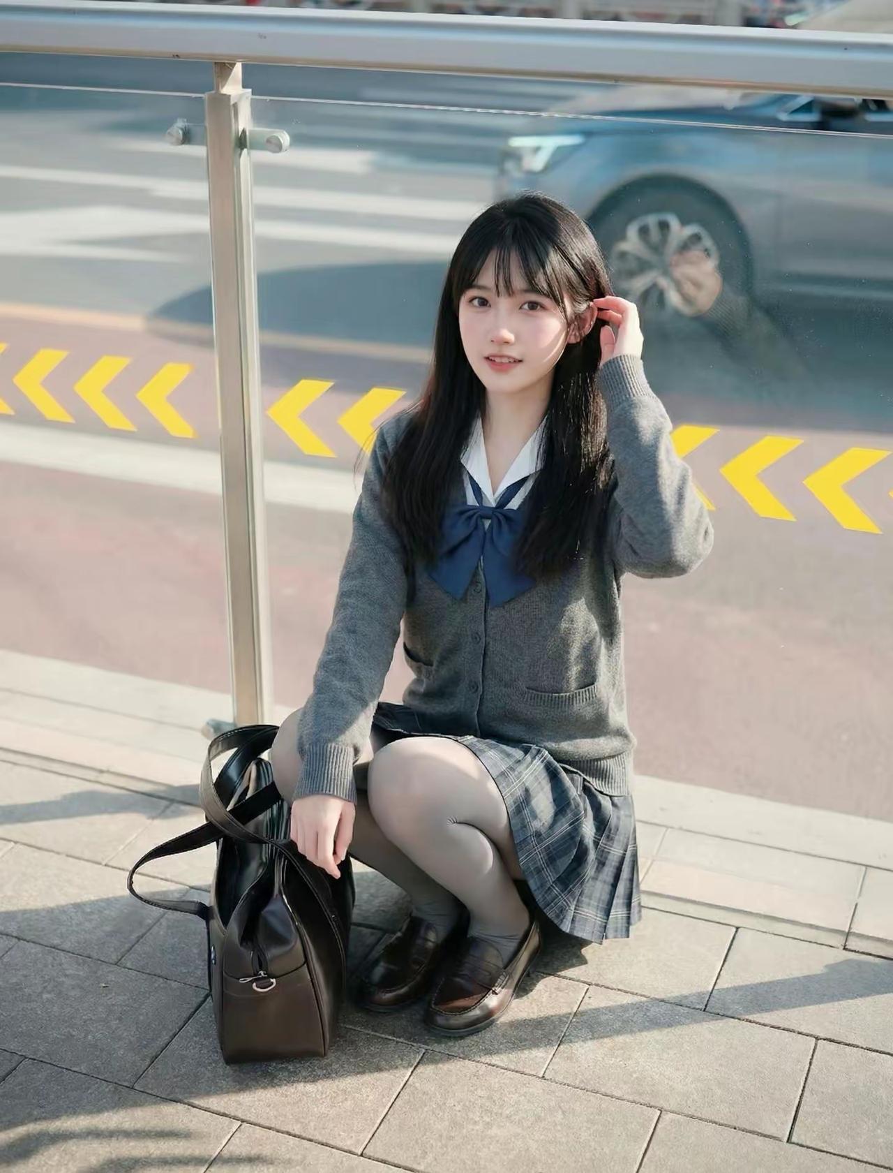 灰丝和制服，哪个比较吸引眼球？
职场丝袜穿搭