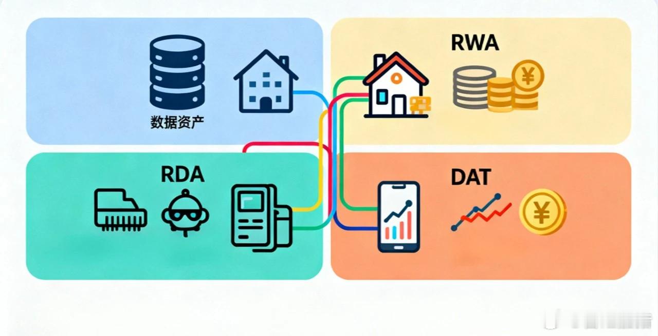 企业数字化资产管理 “四重奏”：数据资产、RWA、RDA、DAT 如何重构金融竞