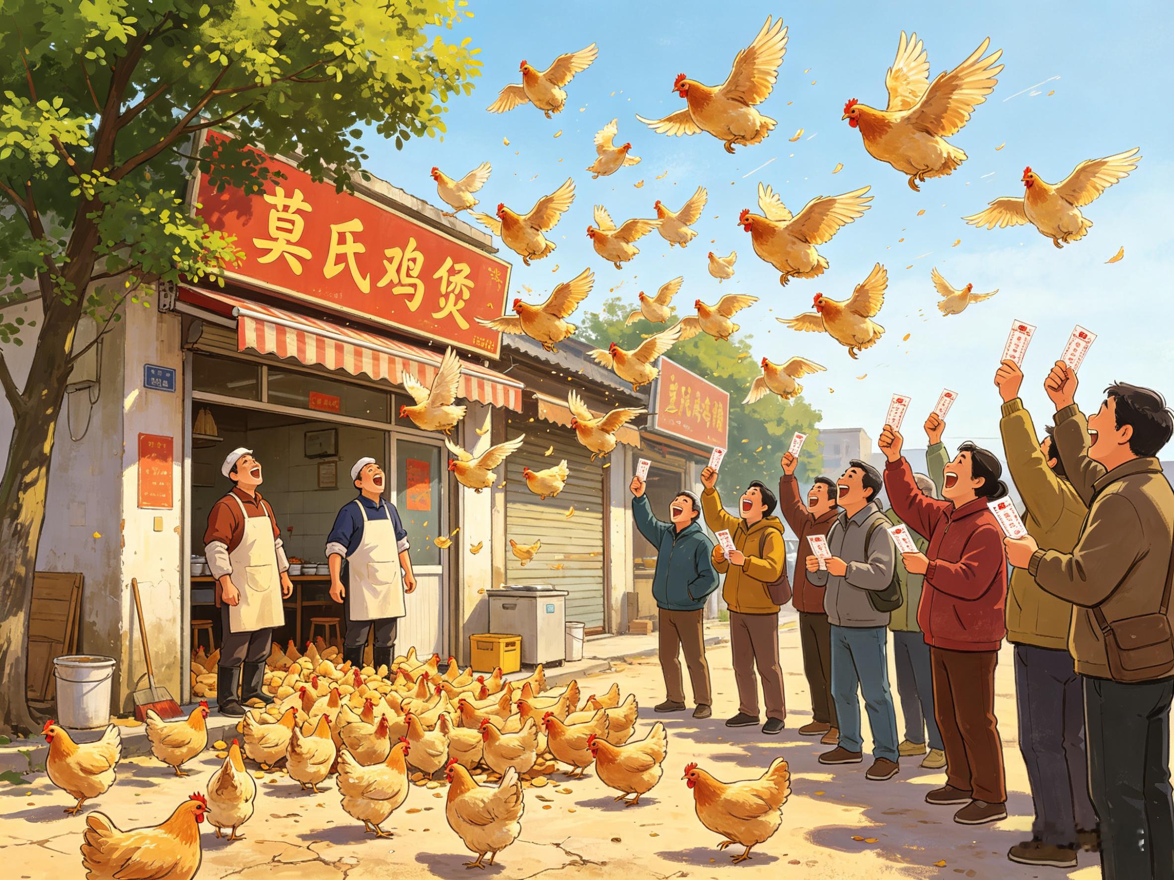 温氏1000只赠鸡终于到了 一天就造掉三百多只，照这速度，五一过后怕是一只鸡都活