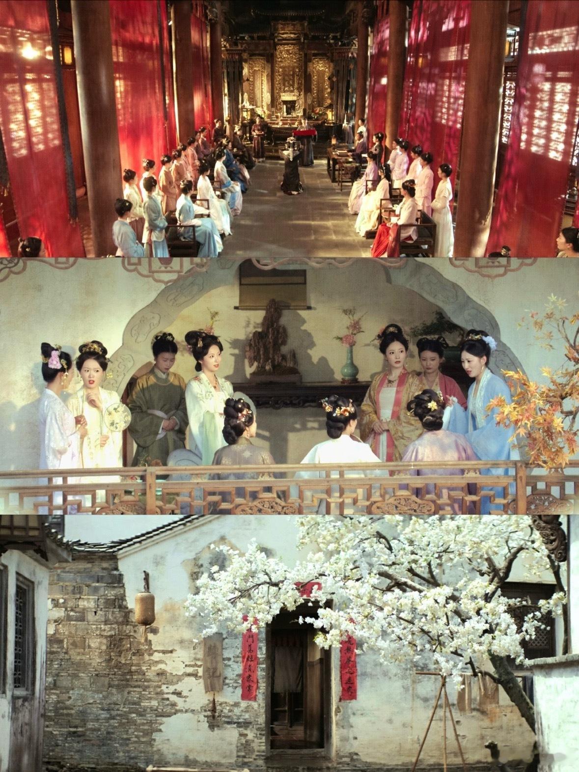 一瓯春实景拍摄现在古偶还得看实景！《一瓯春》直接抛弃绿幕，取景濮院古镇。亭台回廊