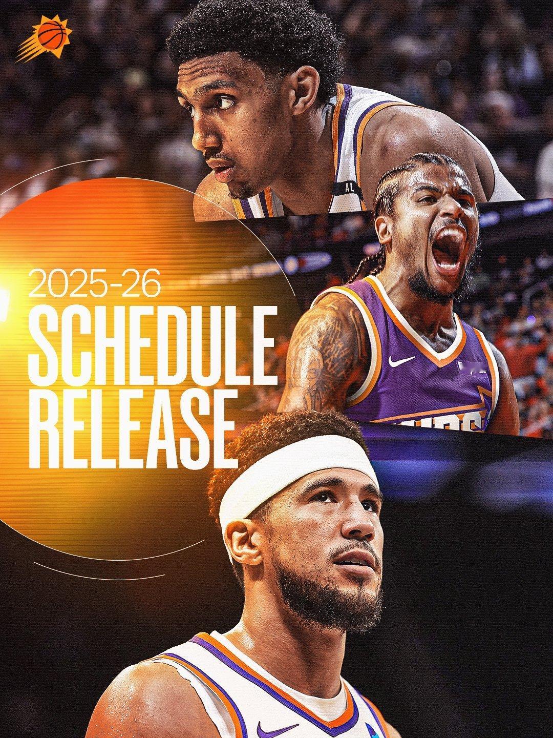 官方发布的新赛季壁纸！Let's Go SUNS！！！NBA新赛季赛程 ​​​