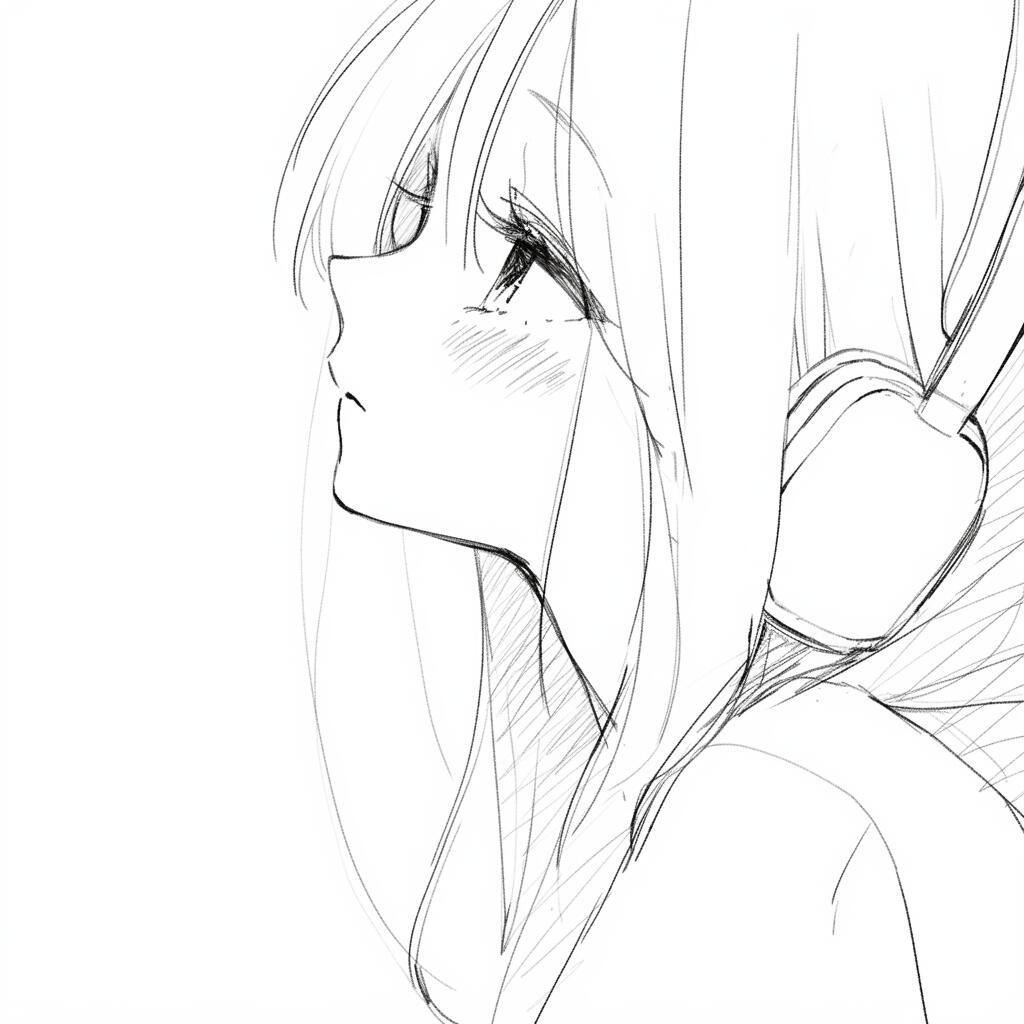 忧郁感漫画女主头像无水印头像[超话] ​​​