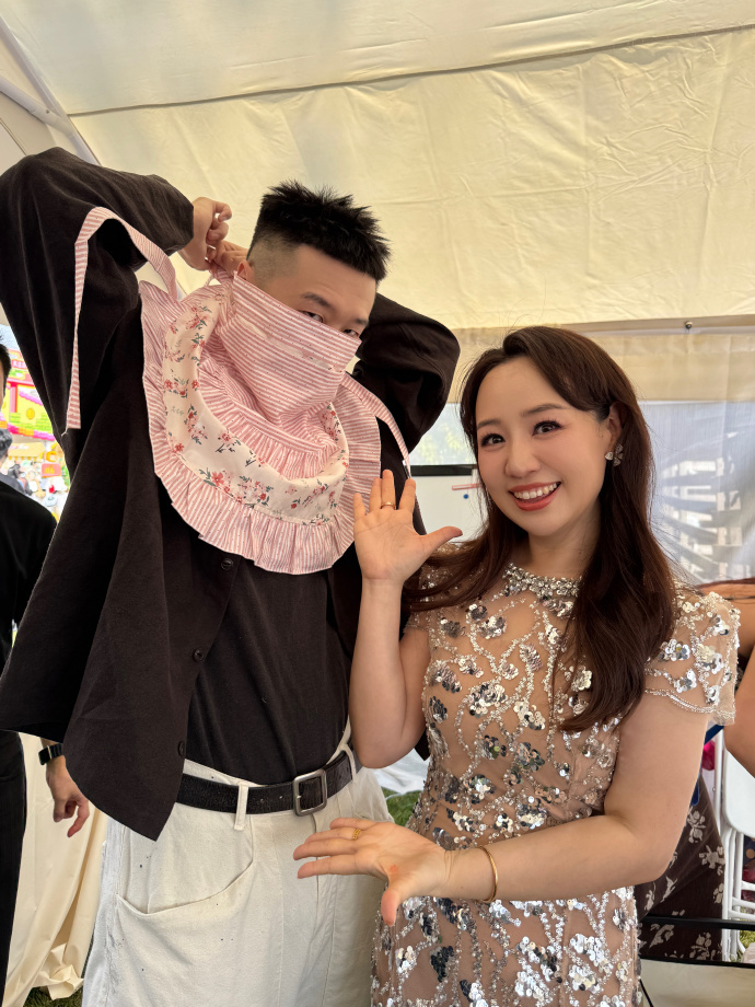 杨九郎与关凌。 ​​​