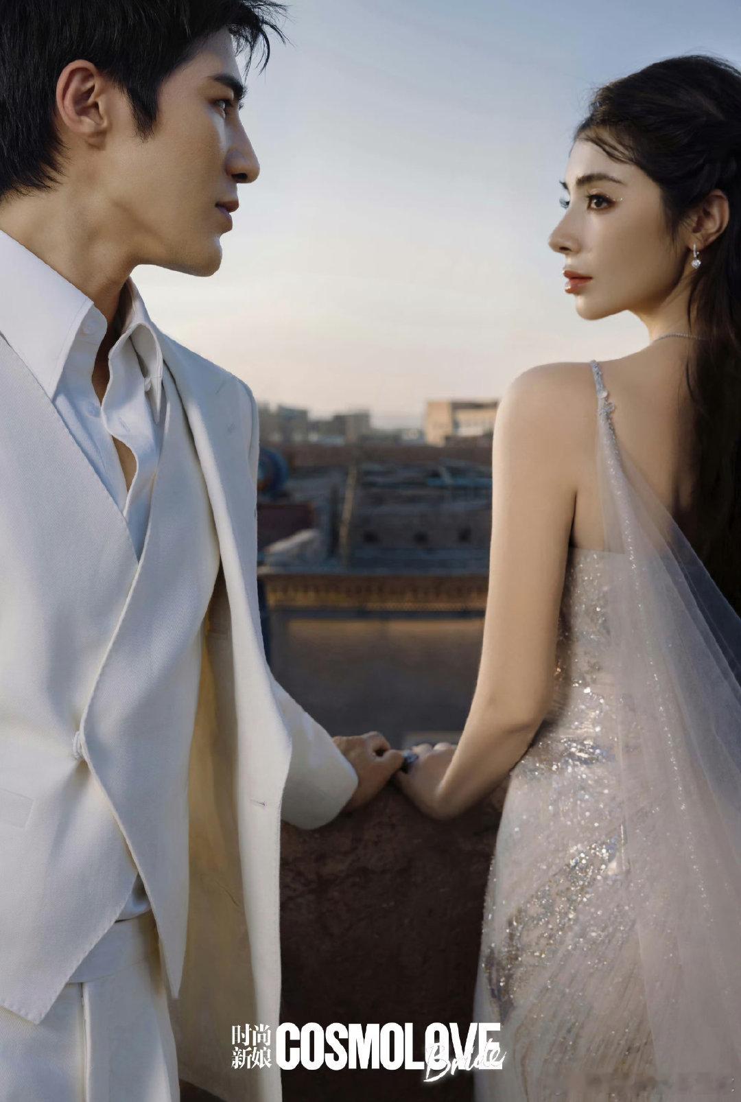 麦迪娜姜潮今日举办婚礼 这组婚纱大片真的太出圈，多种风格随意切换，今天迎来婚礼，