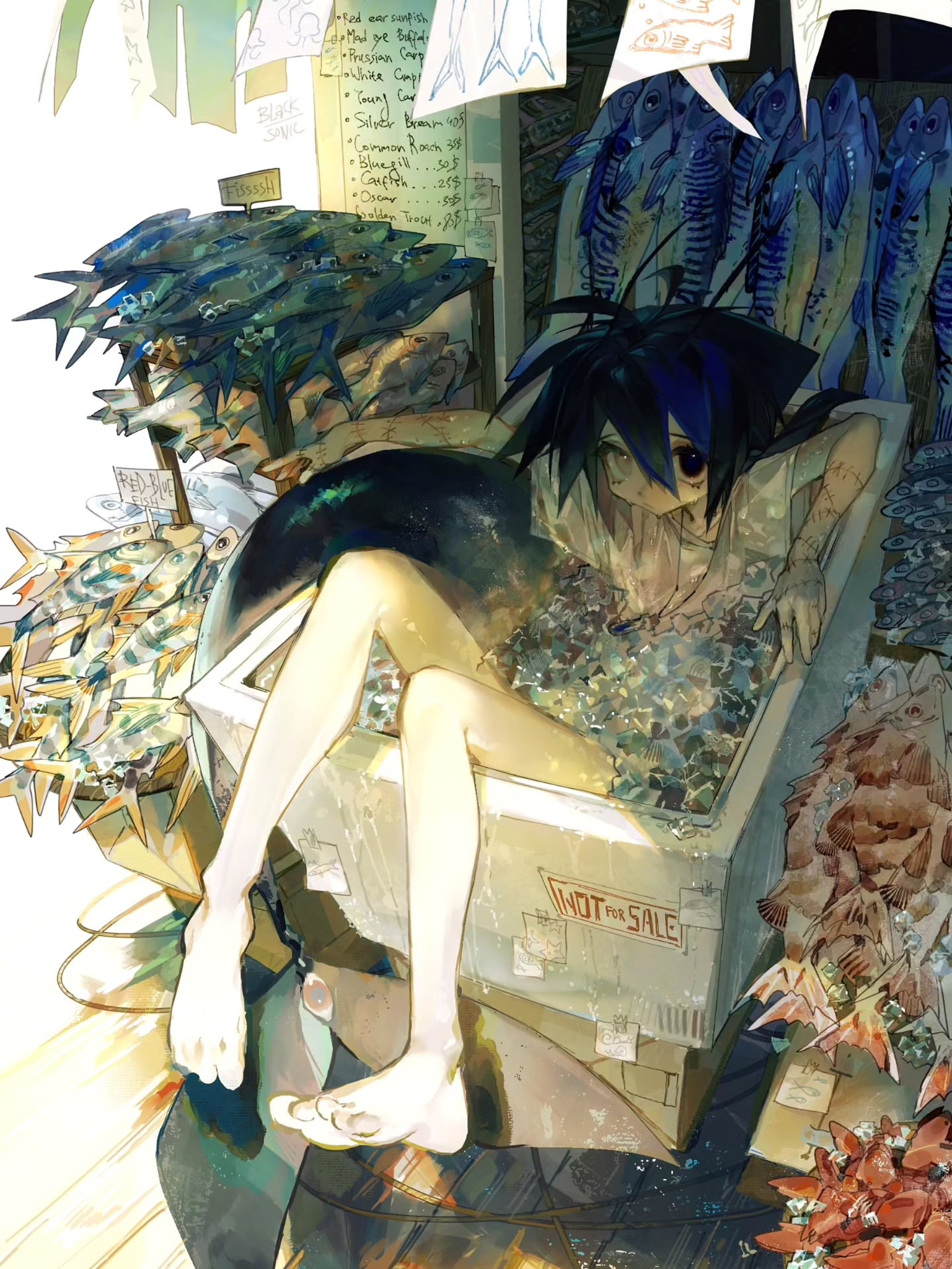 盛夏壁纸大放送动漫仲夏狂欢季把幻想与生命画成一场梦｜BLACK SONIC 