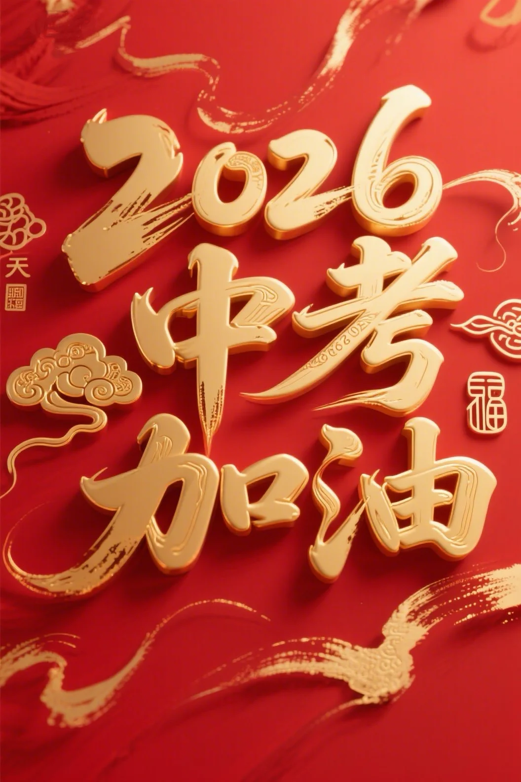 2026中考加油祝福图片壁纸