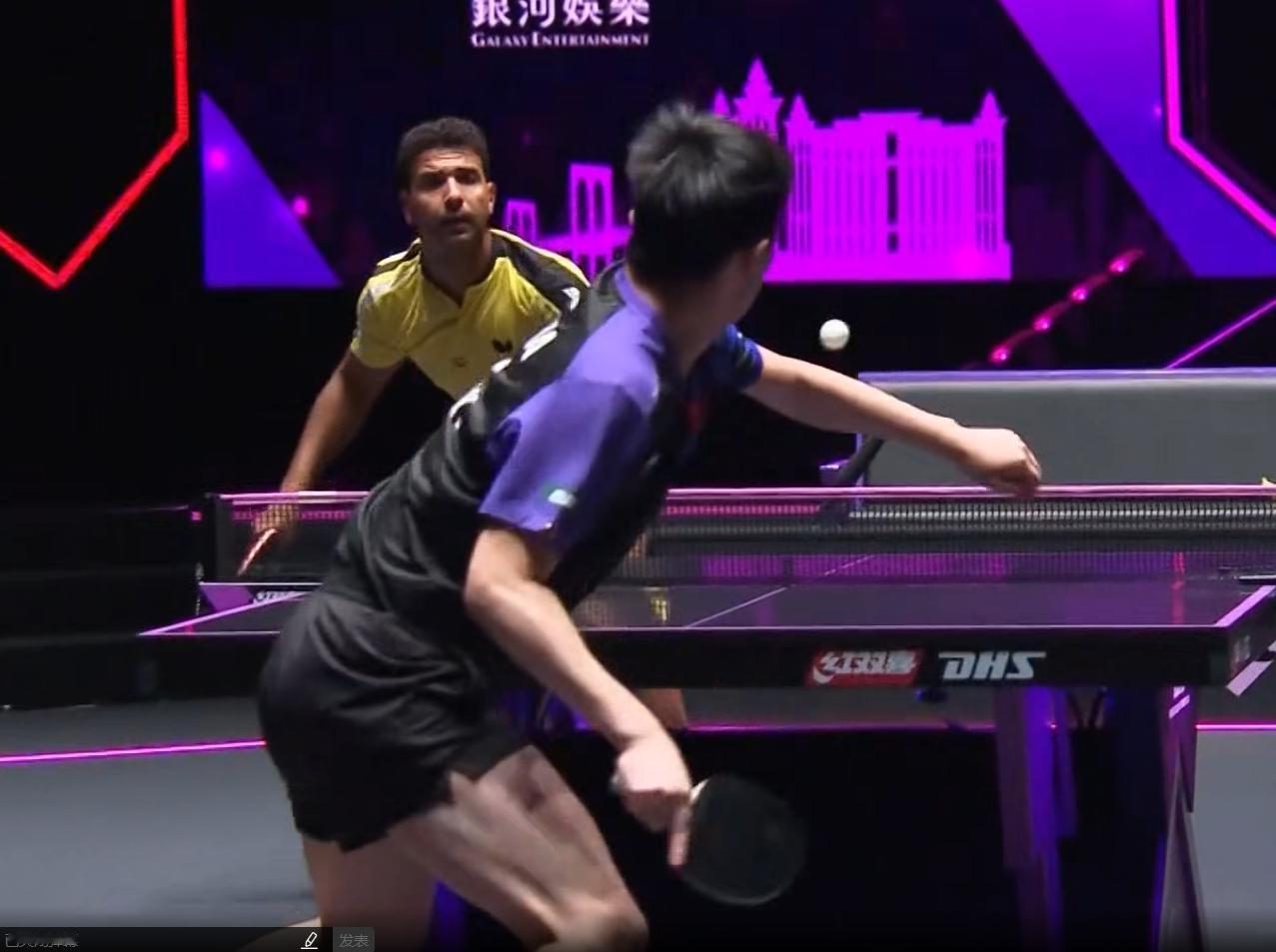 陈垣宇凭什么能3:0拿下阿萨尔？
他居然跟彭玉函学会了倒板！

陈垣宇在正手的时