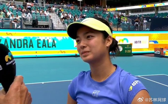 迈阿密，伊埃拉击败西格蒙德后“去年太特别了。回归意味着什么呢？”伊埃拉：“这对我