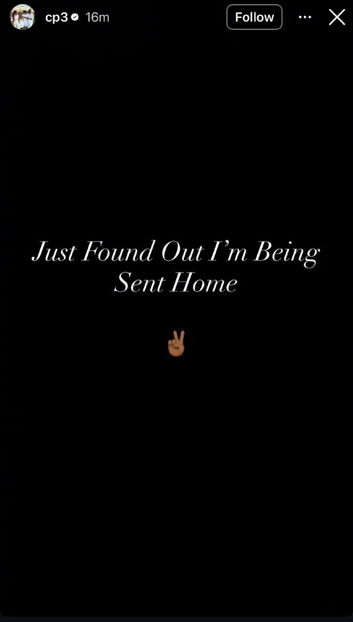 快船让保罗深夜回家  名记Haynes报道称，快船很意外地在亚特兰大让保罗深夜回