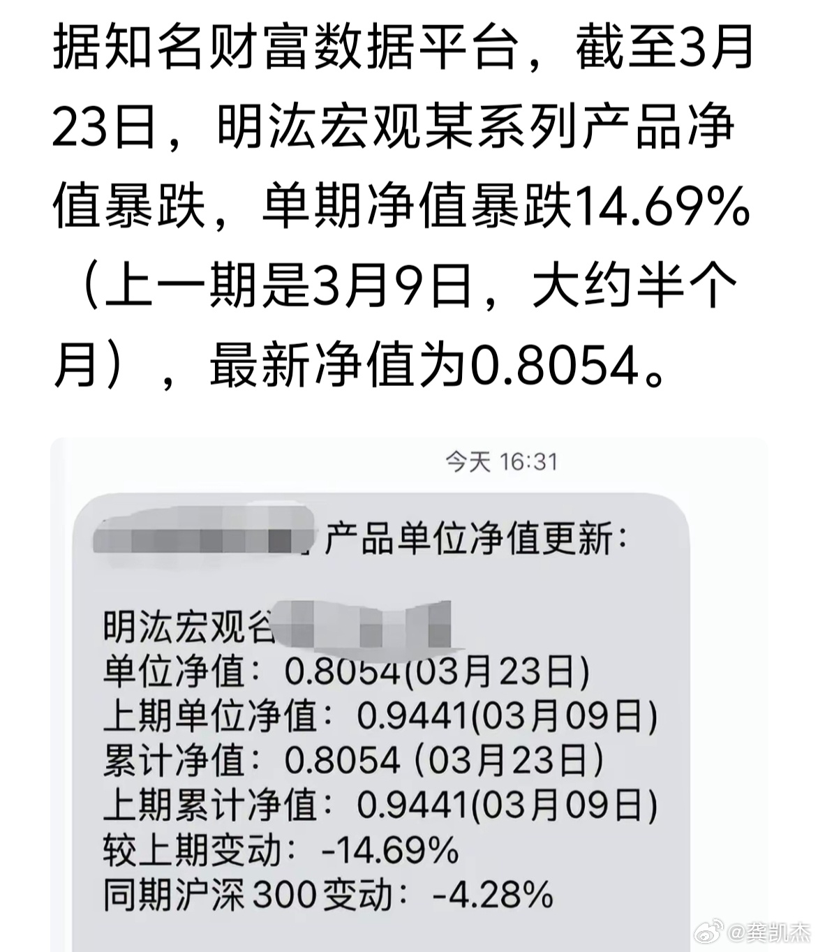 知名量化基金新成立的产品，暴亏20%，这种行情大家都亏钱，属于非系统性风险，防不