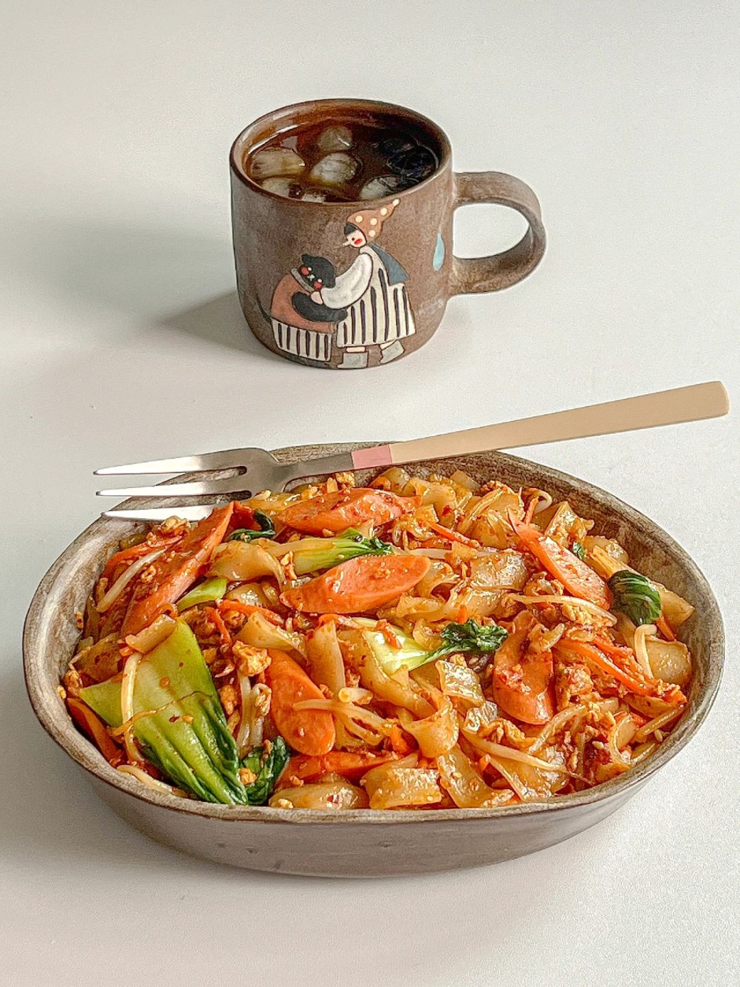 一人食｜秒杀路边摊‼️锅气十足爆香炒河粉🥢