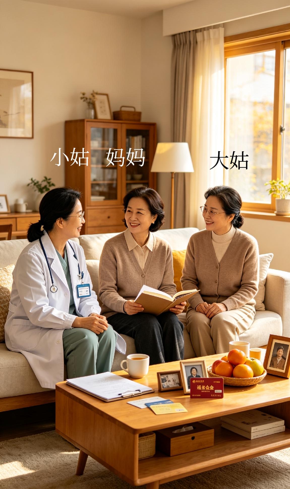 小姑是外科医生，和大姑来看我妈的病情，有没有好转？小姑至今，单身未嫁，她性格开朗