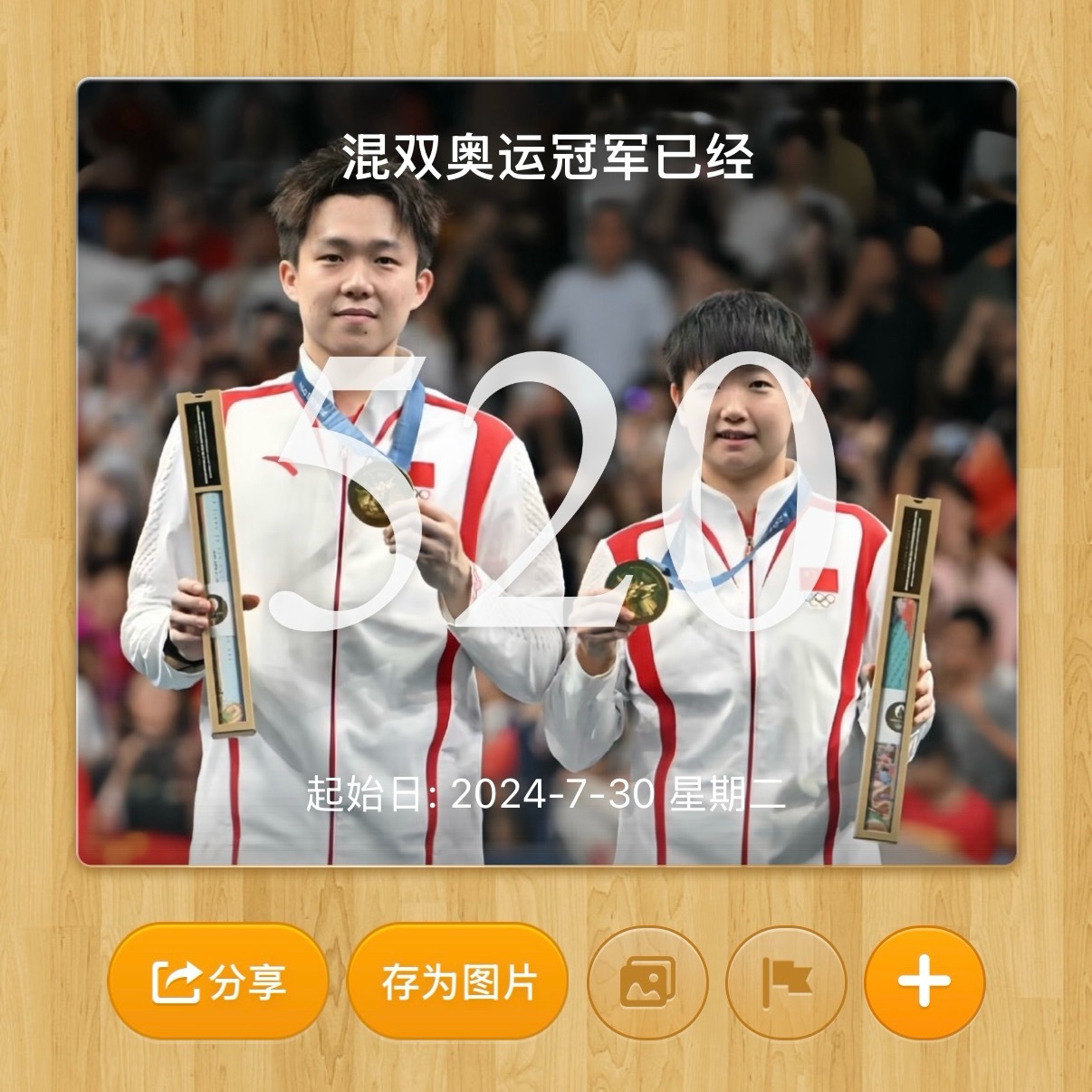 新年的第一天是你们携手第九年的开始 也是巴黎夺冠的第520天 你俩的正缘真的太强