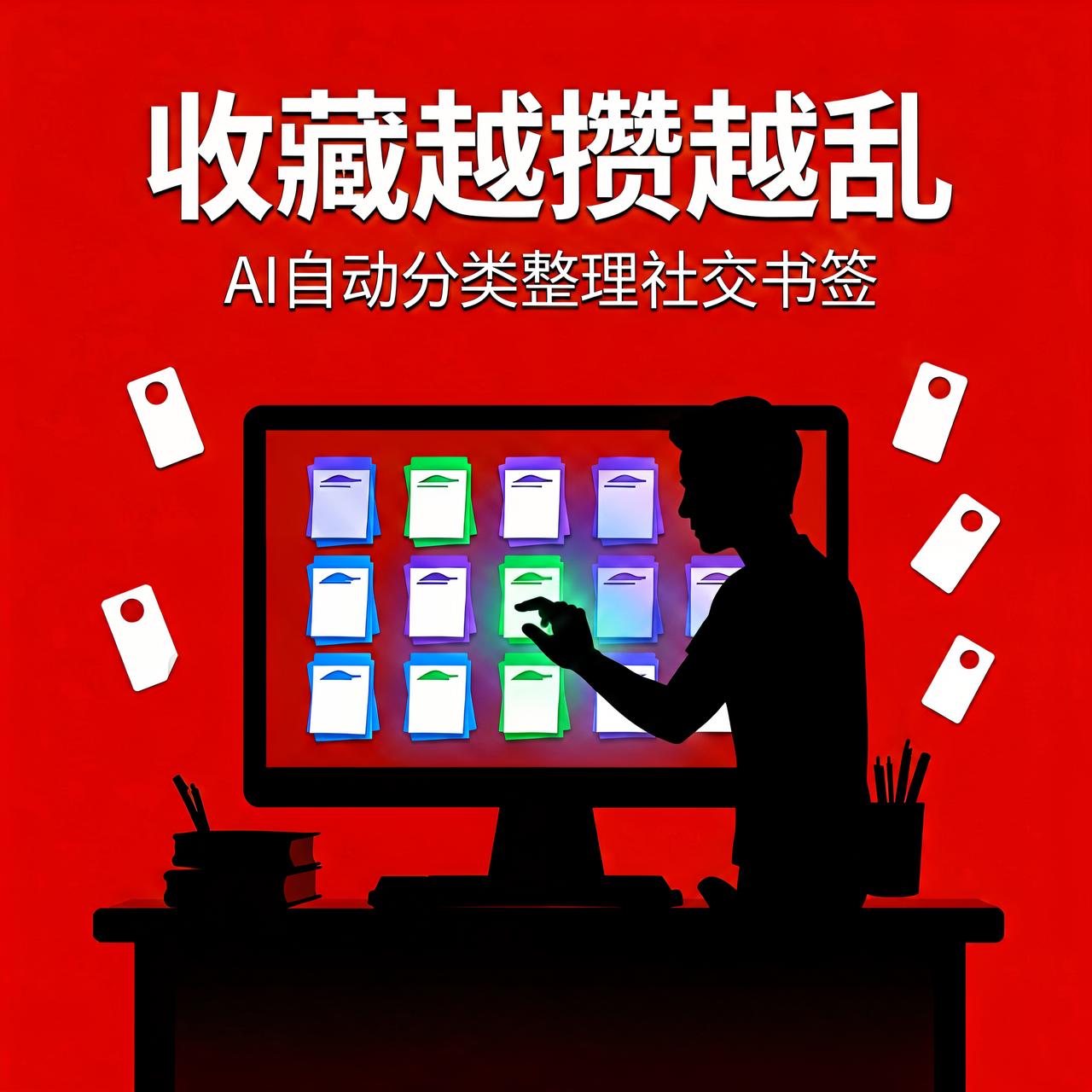 社交平台收藏越攒越乱？3千星开源AI自动分类整理

刷到干货随手点收藏，是很多人