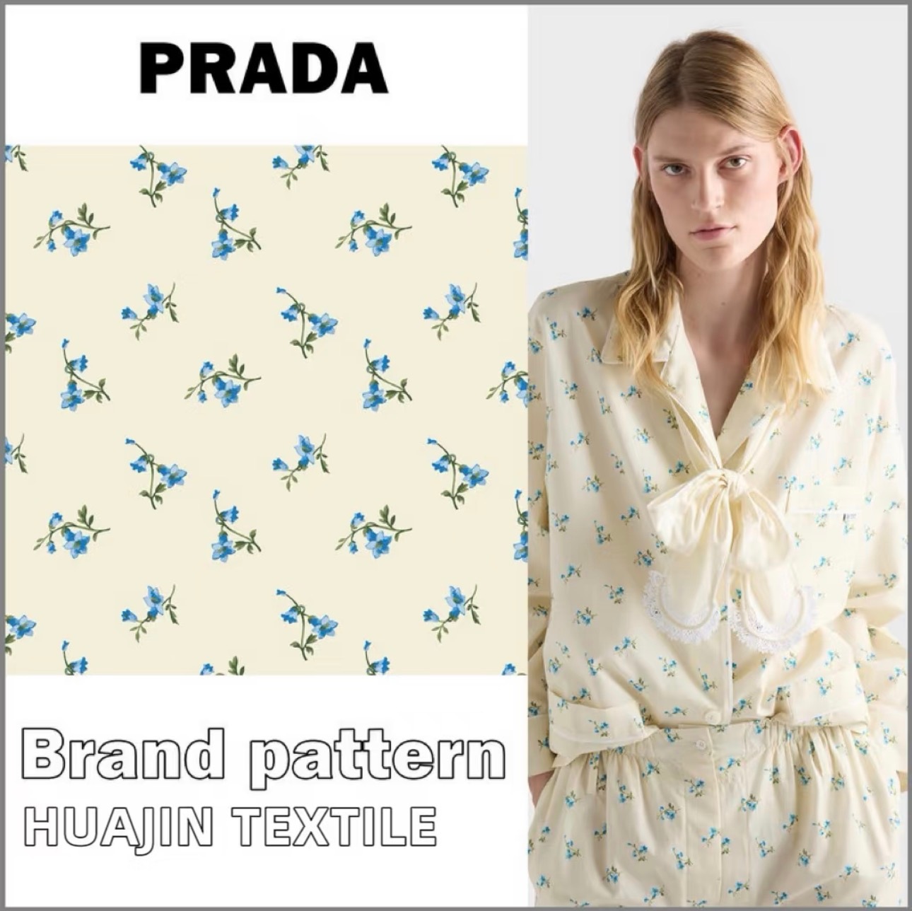 在衣架上挂着的也是Prada的新款 宝宝可能是在Prada的拍摄行程时顺便拍的照
