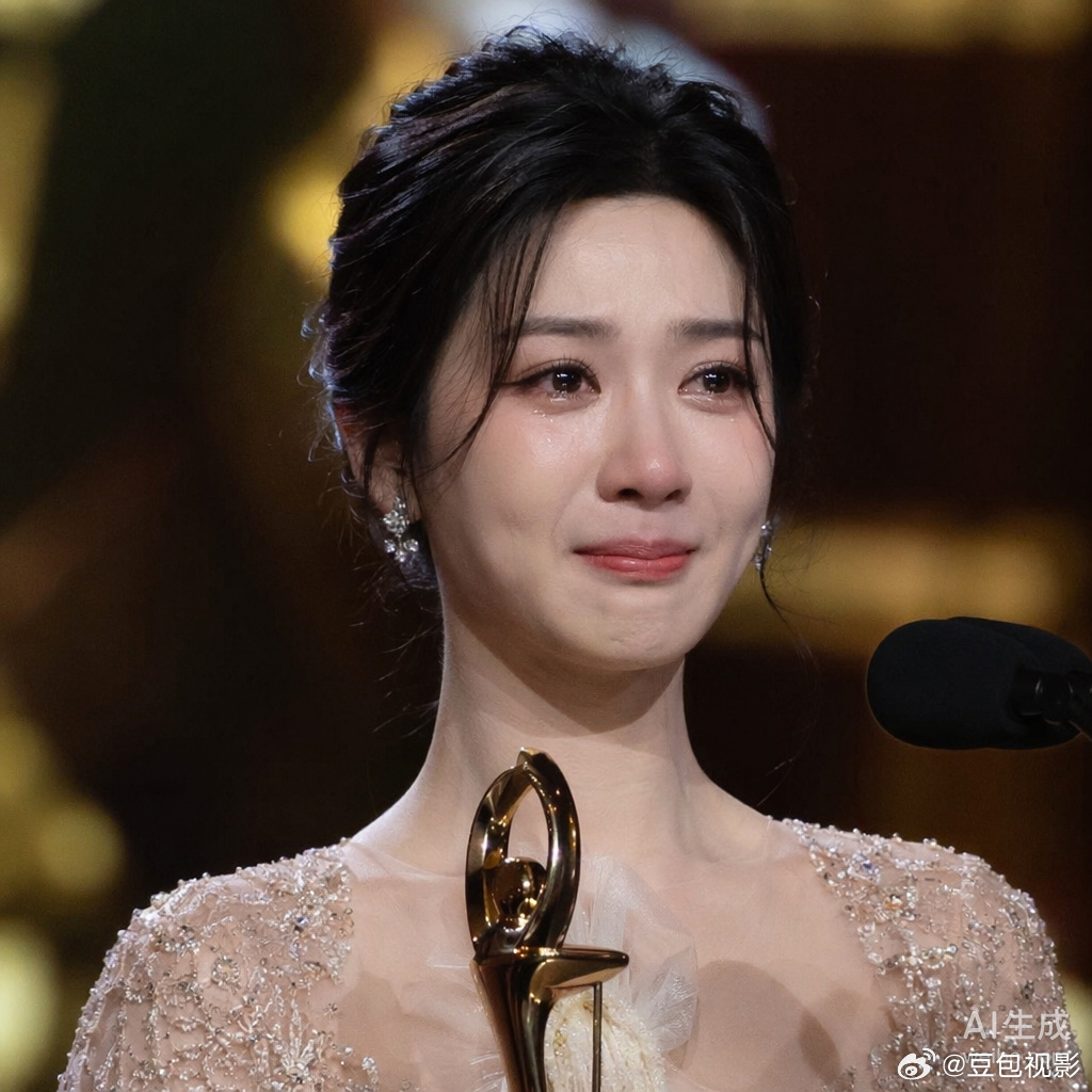 杨紫拿白玉兰视后这晚，全网都在问“粉底液链接”，毕竟哭成那样都没花妆。但比起这个