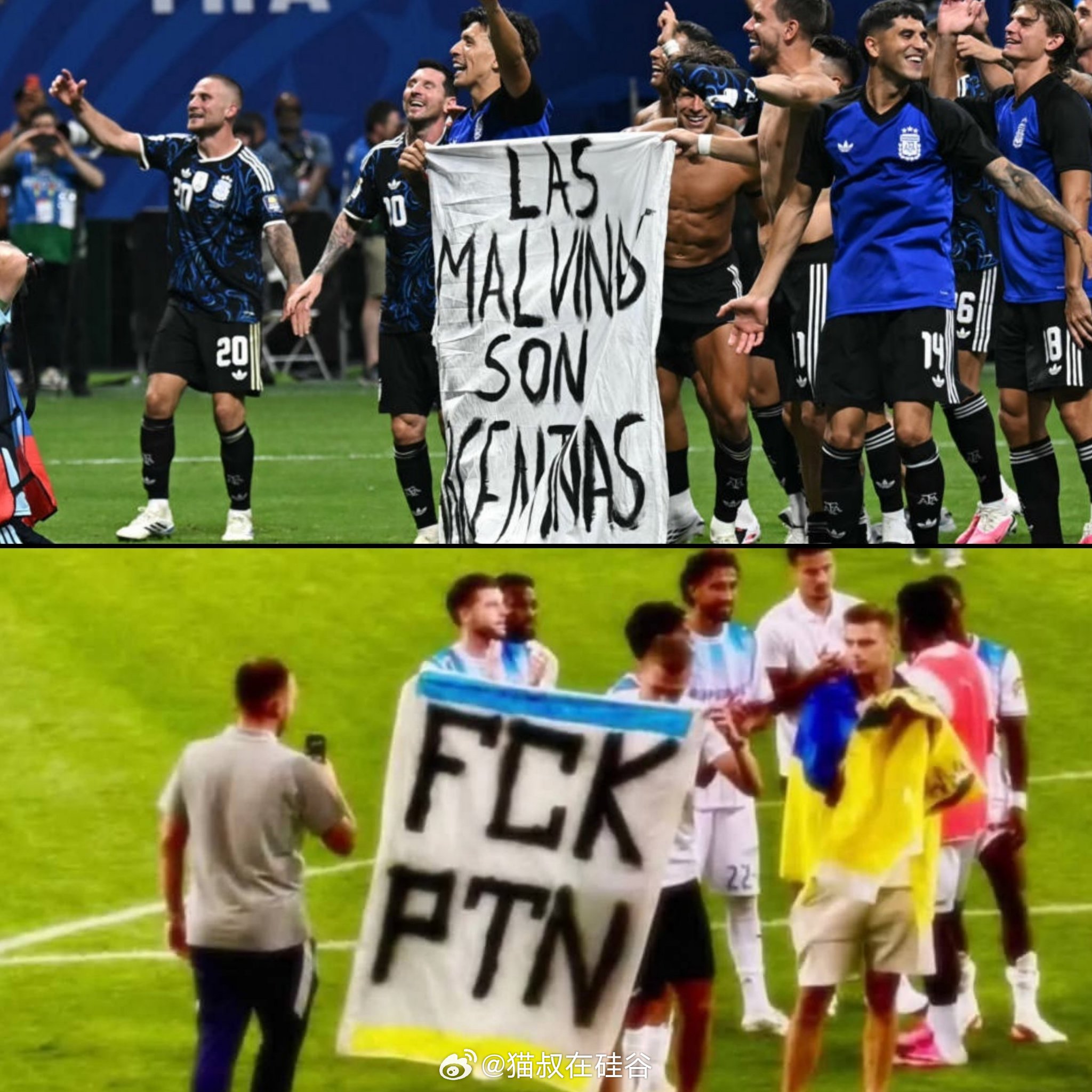 乌克兰球迷抨击国际足联（FIFA）双标。他们表示，“欧足联曾因乌克兰球迷展示“俄