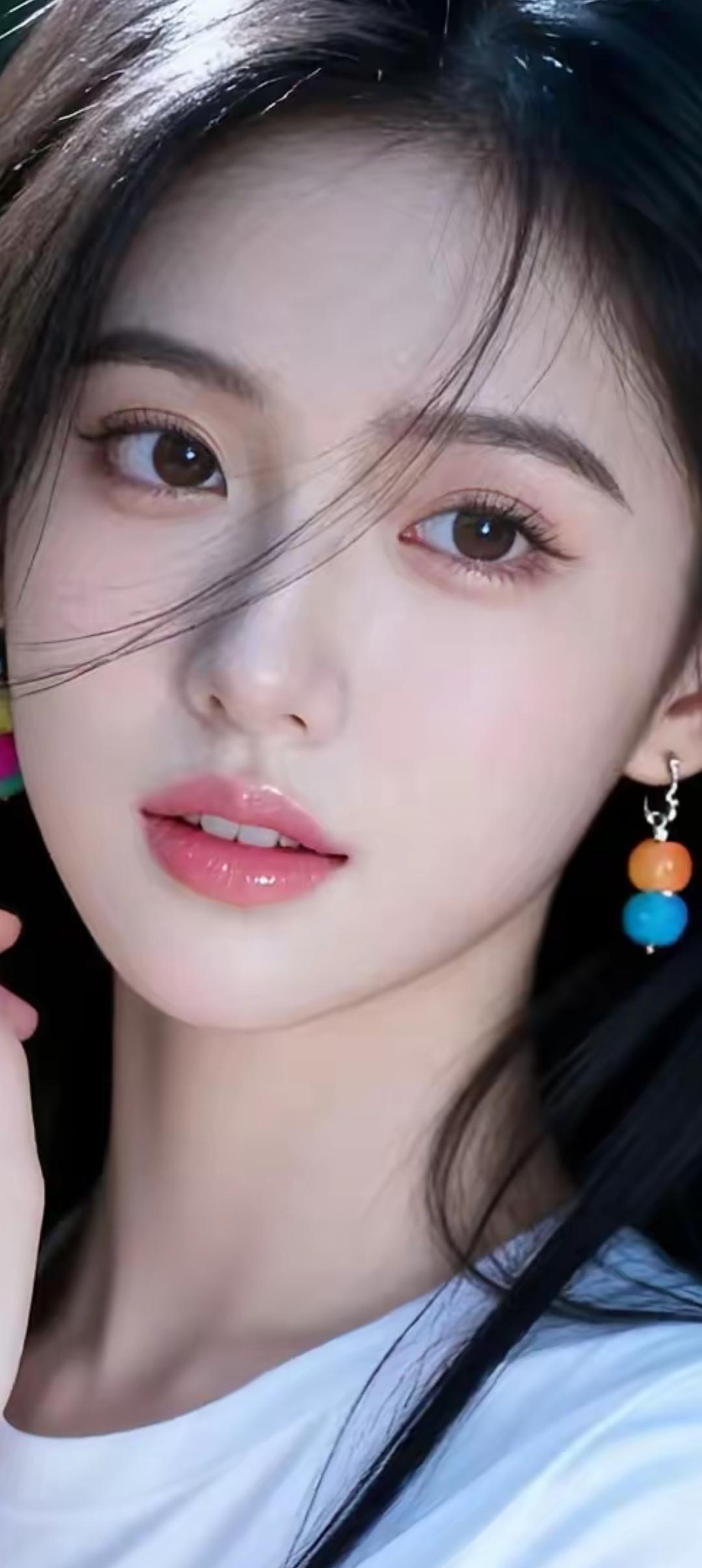 清新少女风，自然妆容，甜美可人！🌸💕
