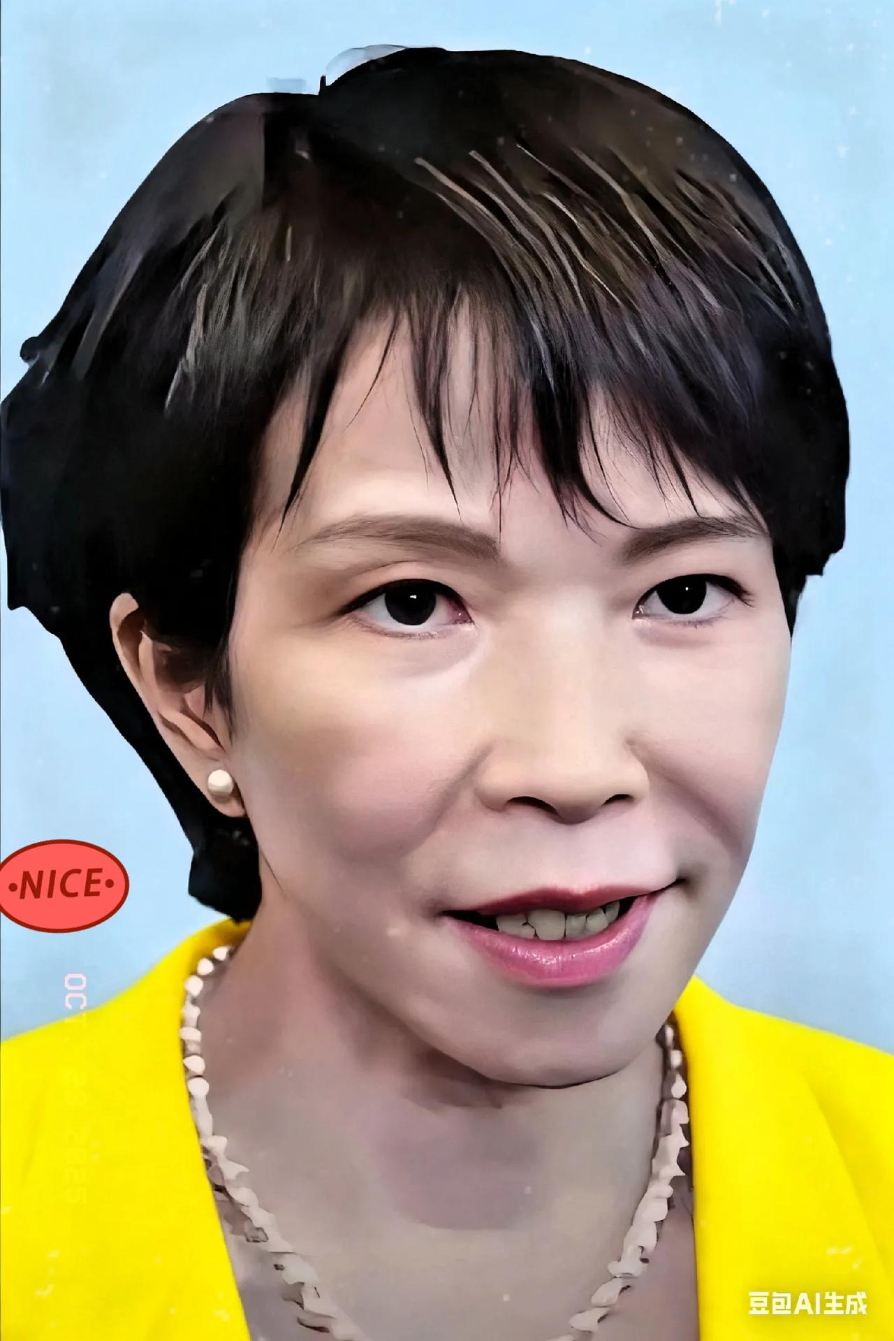 日本新任女首相上任第一天的照片，给人的感觉特别不一样。照片中的眼神，给人的感觉特