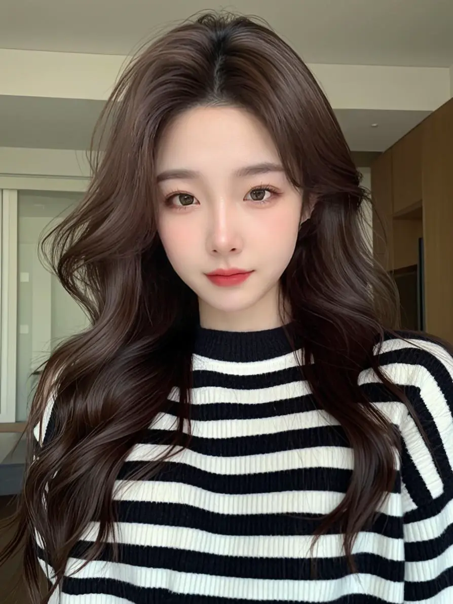 AI条纹慵懒美 原创视频 ai 高级感穿搭 写真