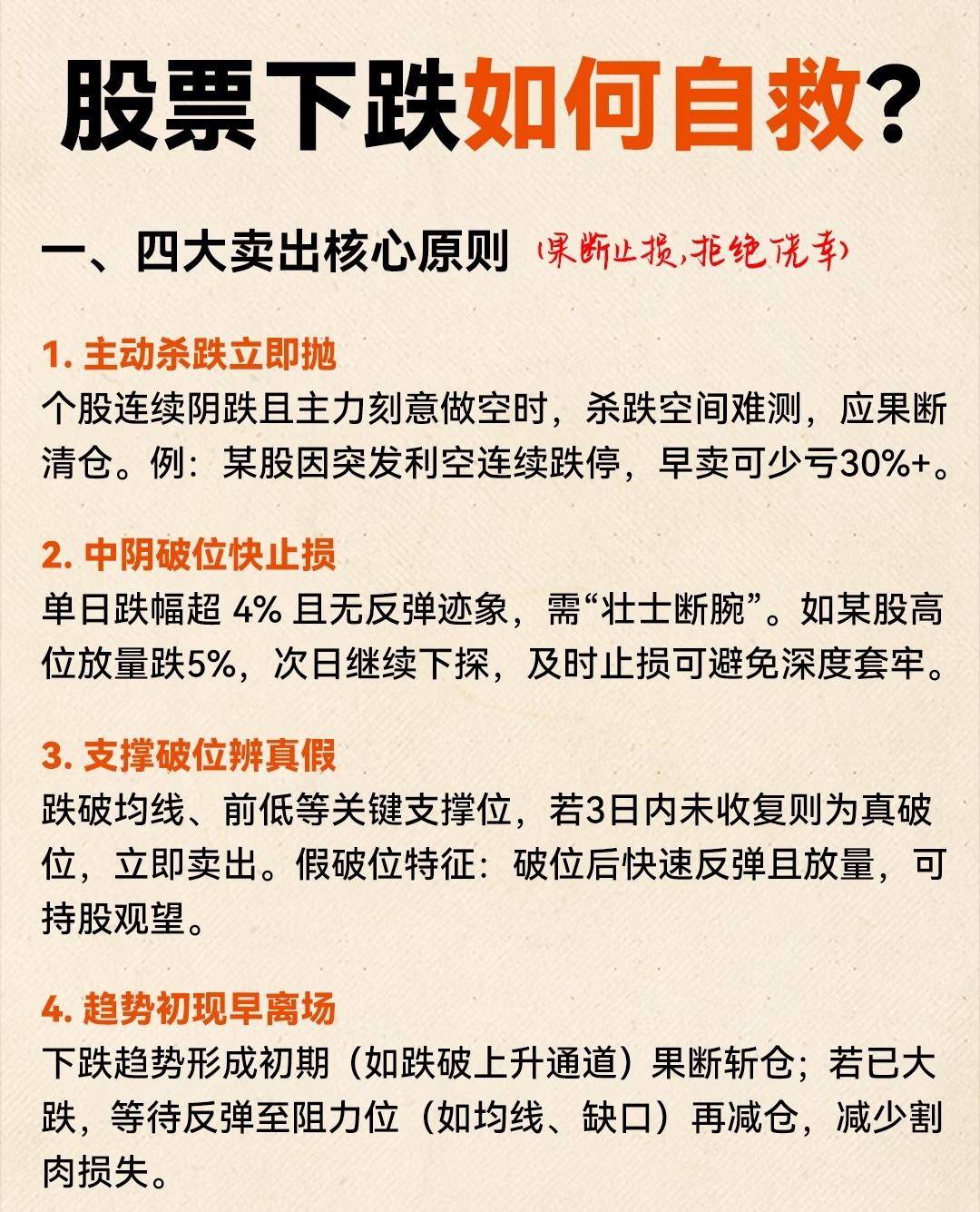 股票下跌如何自救？三大策略助你从容应对

在股票投资中，市场波动难以避免，当账户