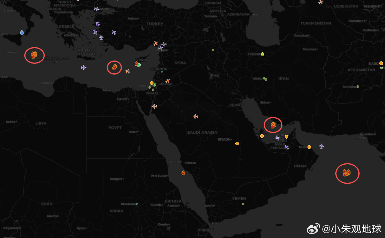 美军动态 大量美国军舰集结在中东地区 美国对伊朗提了4项要求伊朗