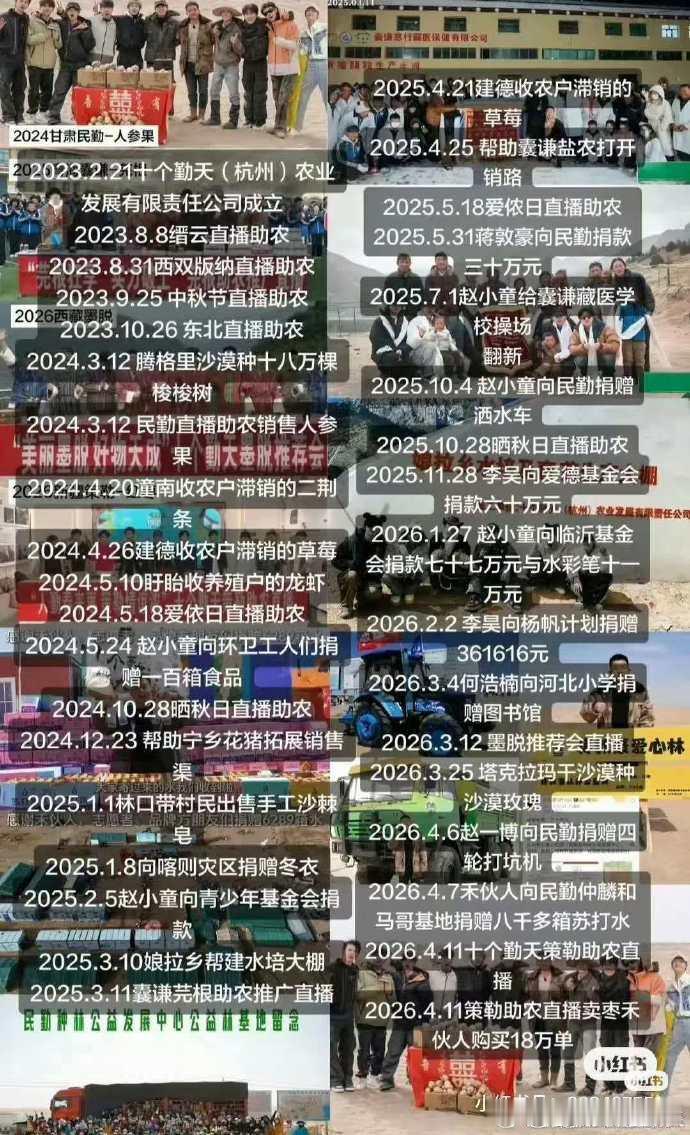 十个勤天和仙居是正常的商务合作、十个勤天实实在在助农拒绝概念混淆，助农行动和商业