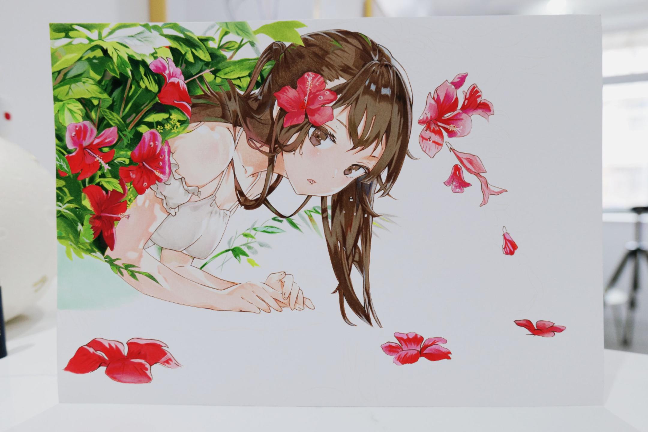 临摹anmi画师作品，这张成品很惊艳呢。