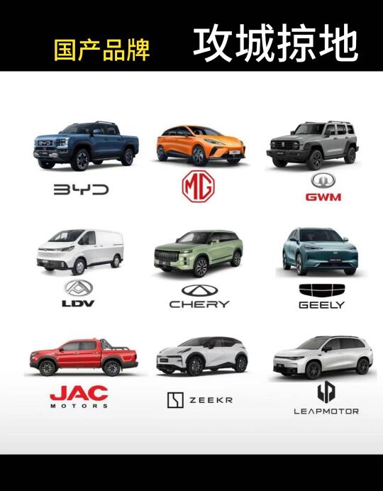 🤔国产汽车品牌占整个市场的16.1%了？！