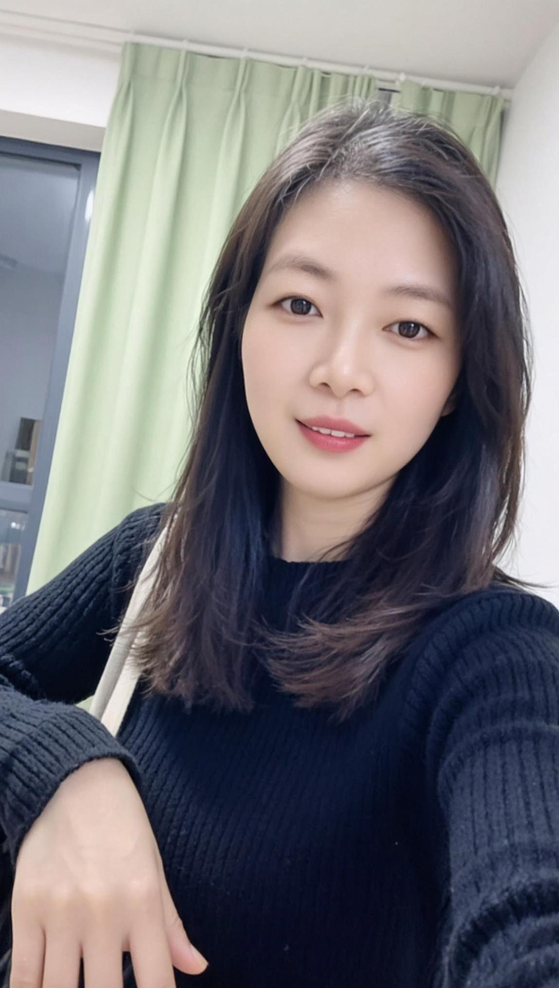 AI低饱和自拍   甜美女孩穿搭颜值在线