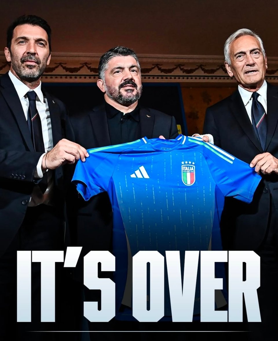 意大利足坛大地震！足协主席格拉维纳、领队布冯、主帅加图索集体离任。连续三届无缘世