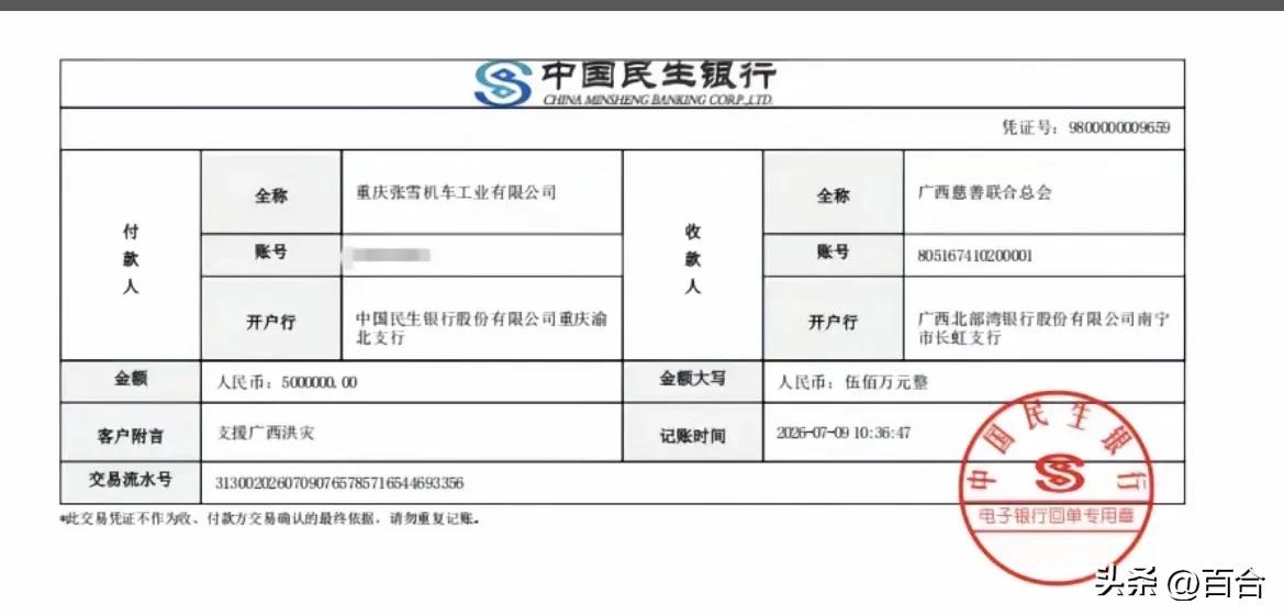 我想过张雪会捐款，但是没想到他会捐这么多，一个刚起步的公司，刚还完一个亿的债务，