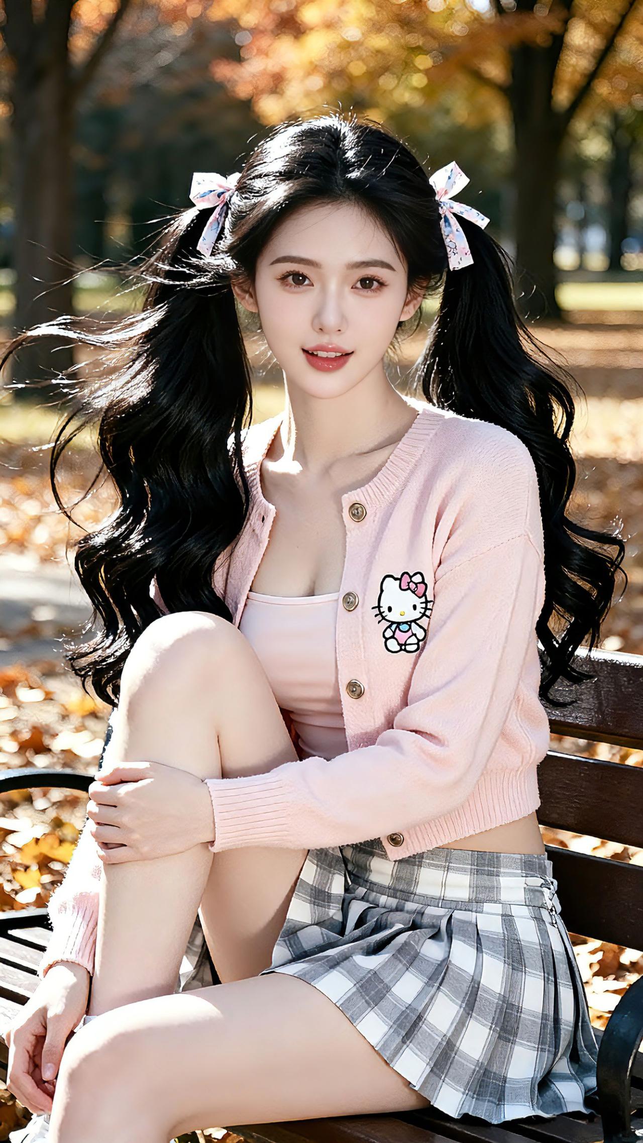 女生拍照姿势 清纯甜美 元气少女 时尚气质穿搭 甜美风