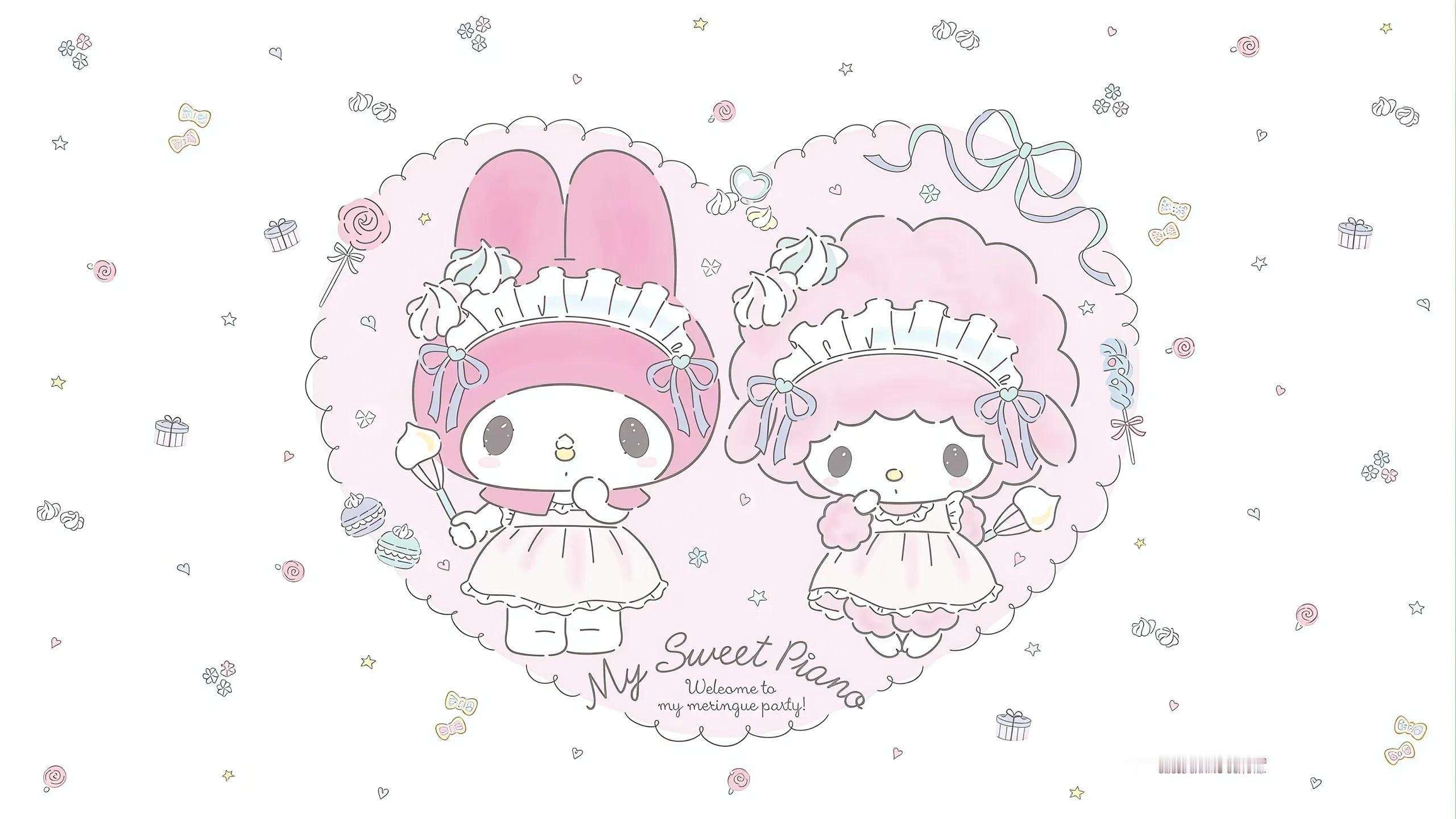 ‧₊˚ ᨦ ՞美乐蒂和piano小羊՞ ᨩ ⊹₊˚. 