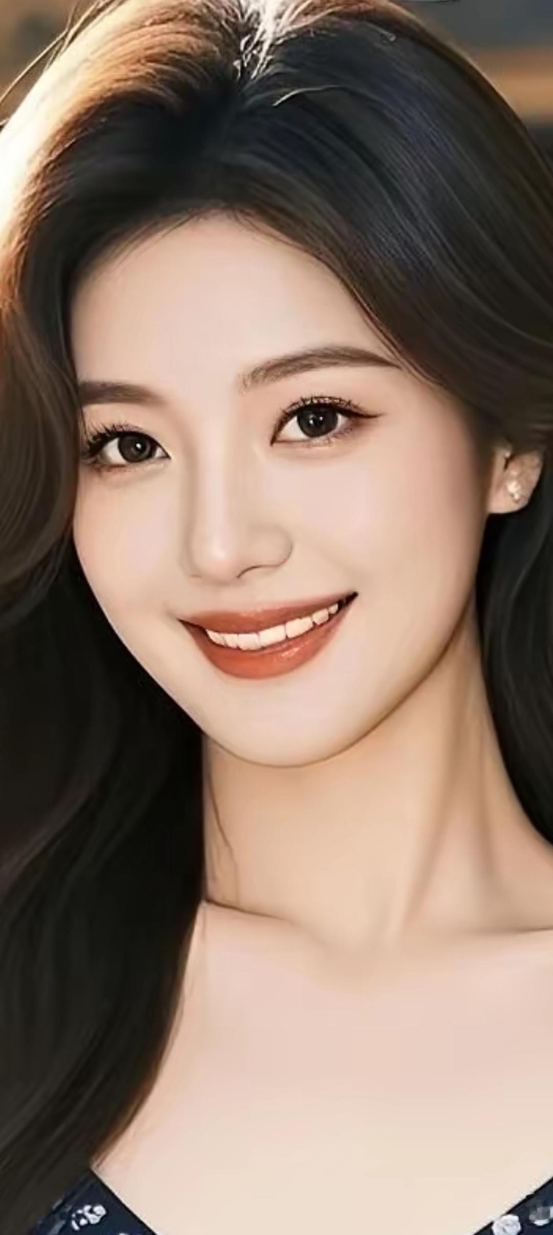 甜美笑容，元气满满，少女心爆棚！😊✨