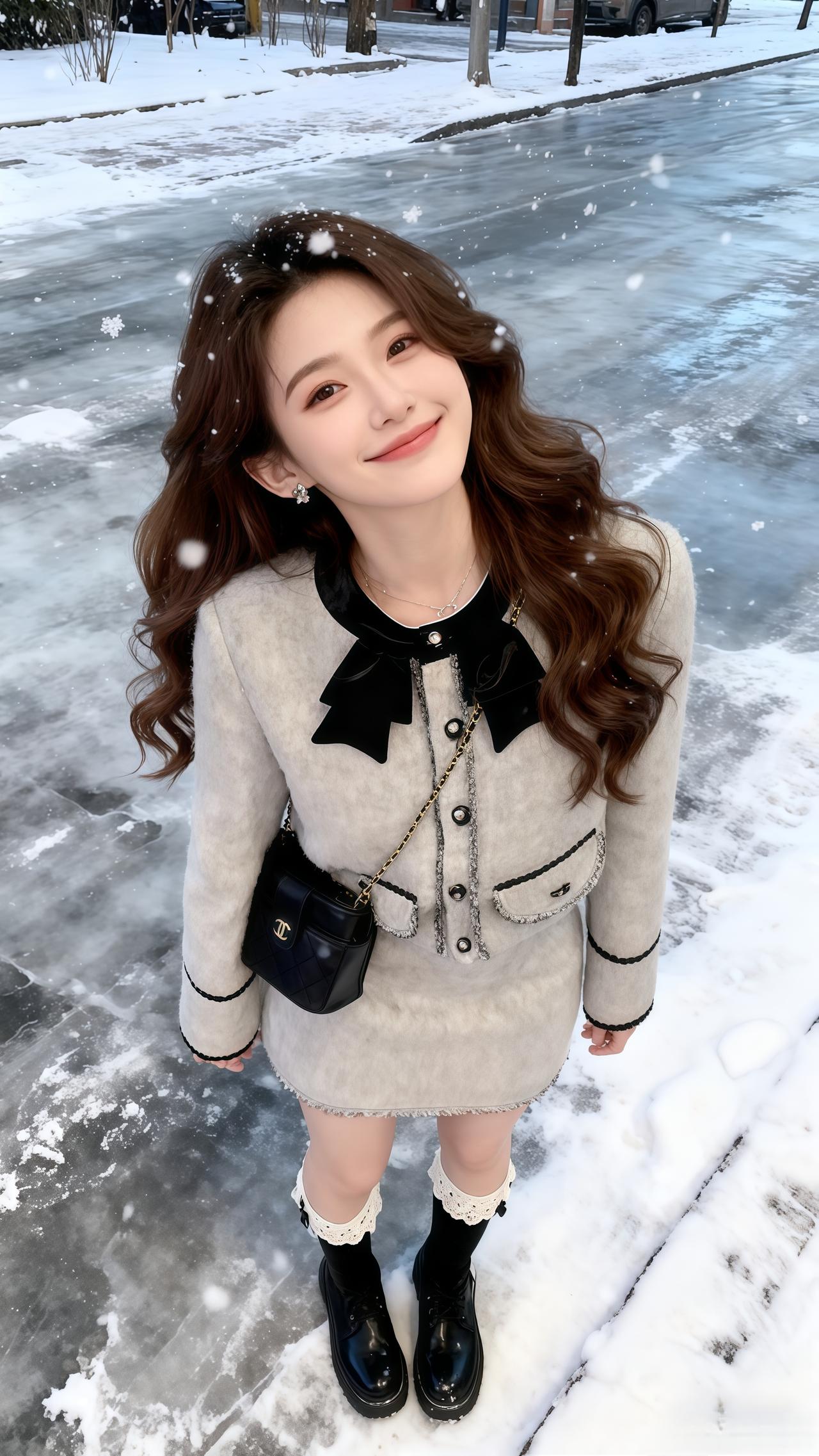 小香风穿搭穿搭时尚套装 新年穿搭 小个子穿搭