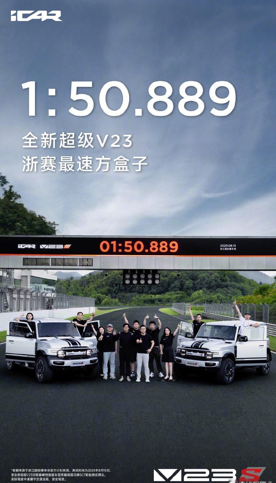 超级V23浙赛最速方盒子现在都这么玩了么？纯电小方盒子也去跑赛道iCAR V23