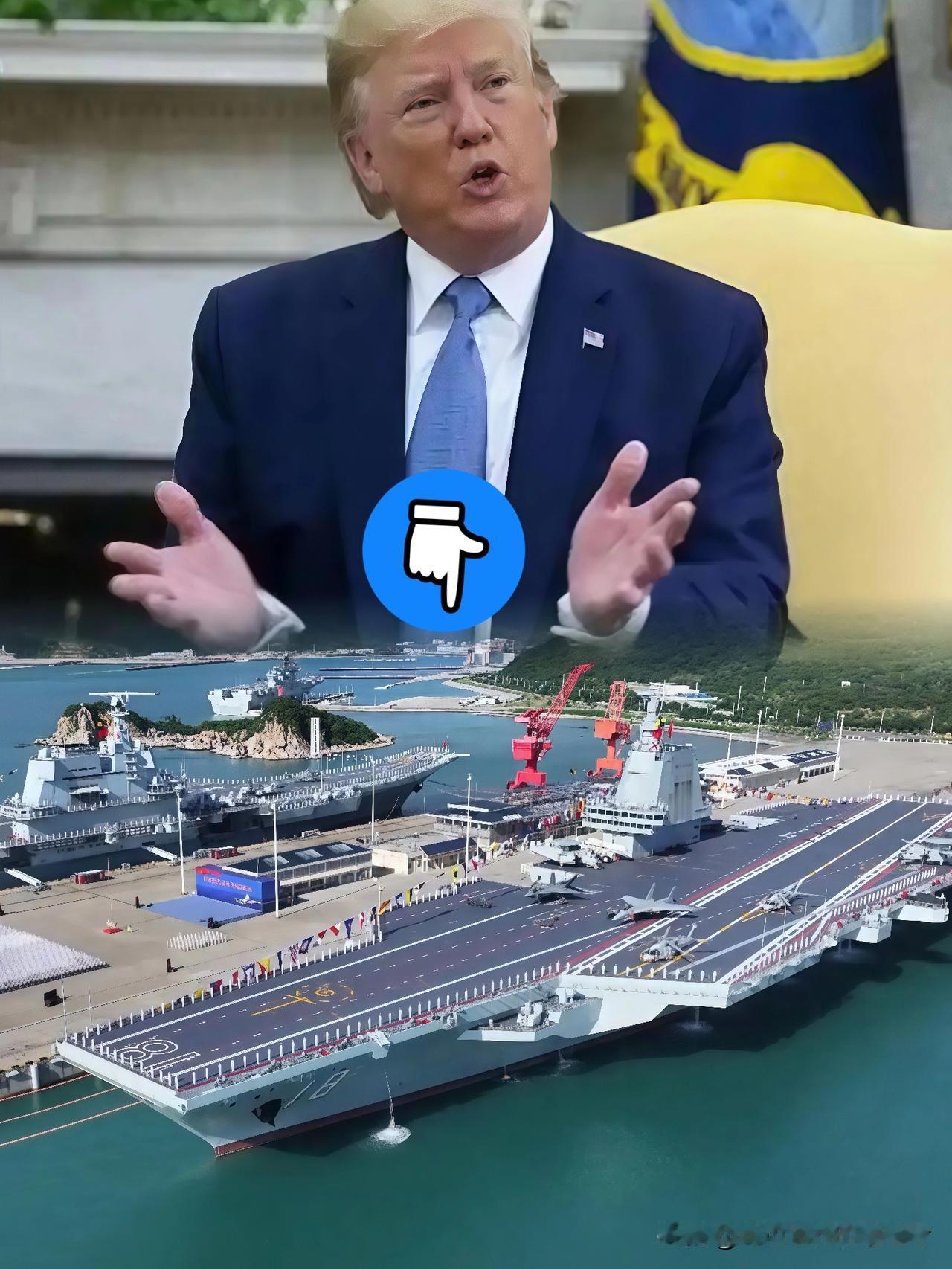 最新消息:福建舰正式入列，强势登顶国际头条，标志着中国海军实力实现重要跨越。
 